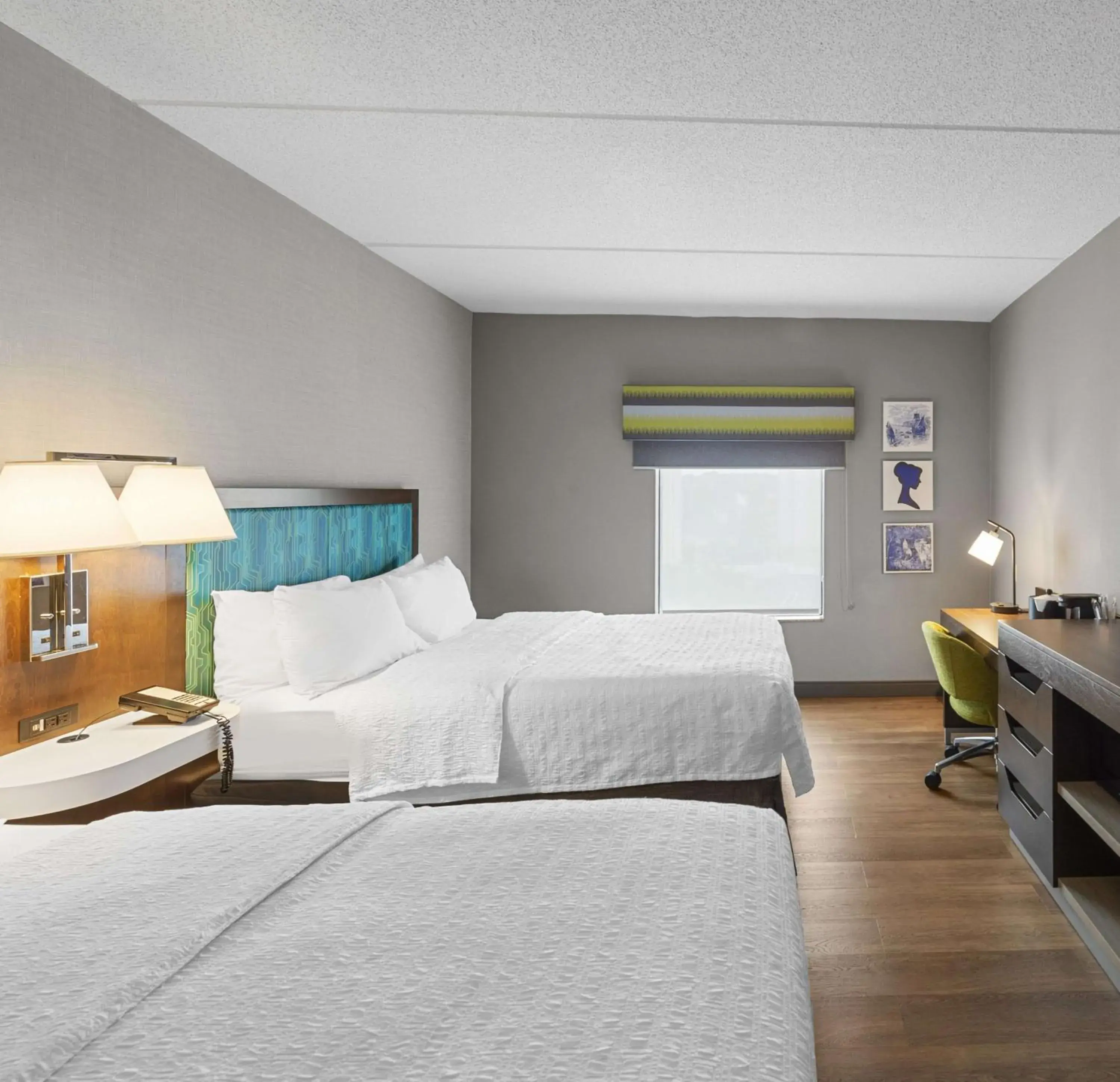 Bed in Hampton Inn Nanuet Bed in Hampton Inn Nanuet