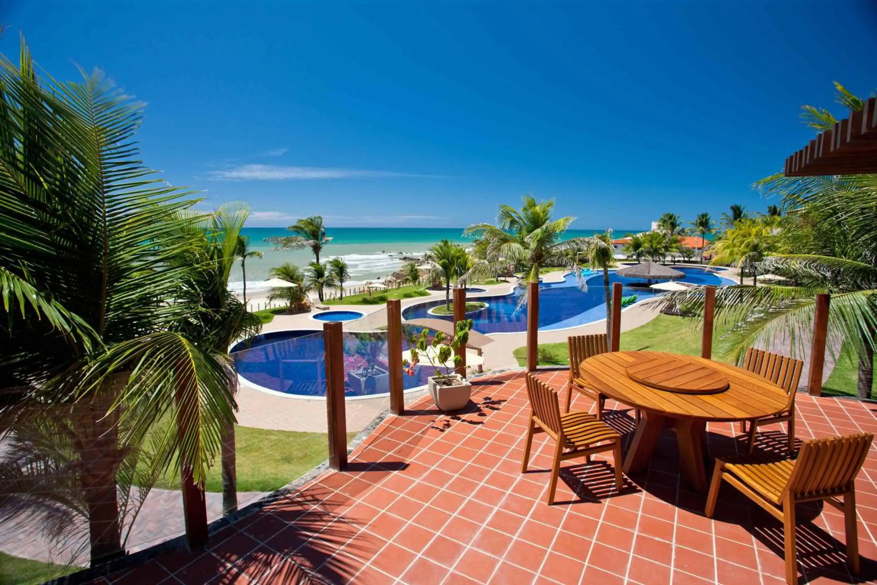 Pool view in Carmel Charme Resort