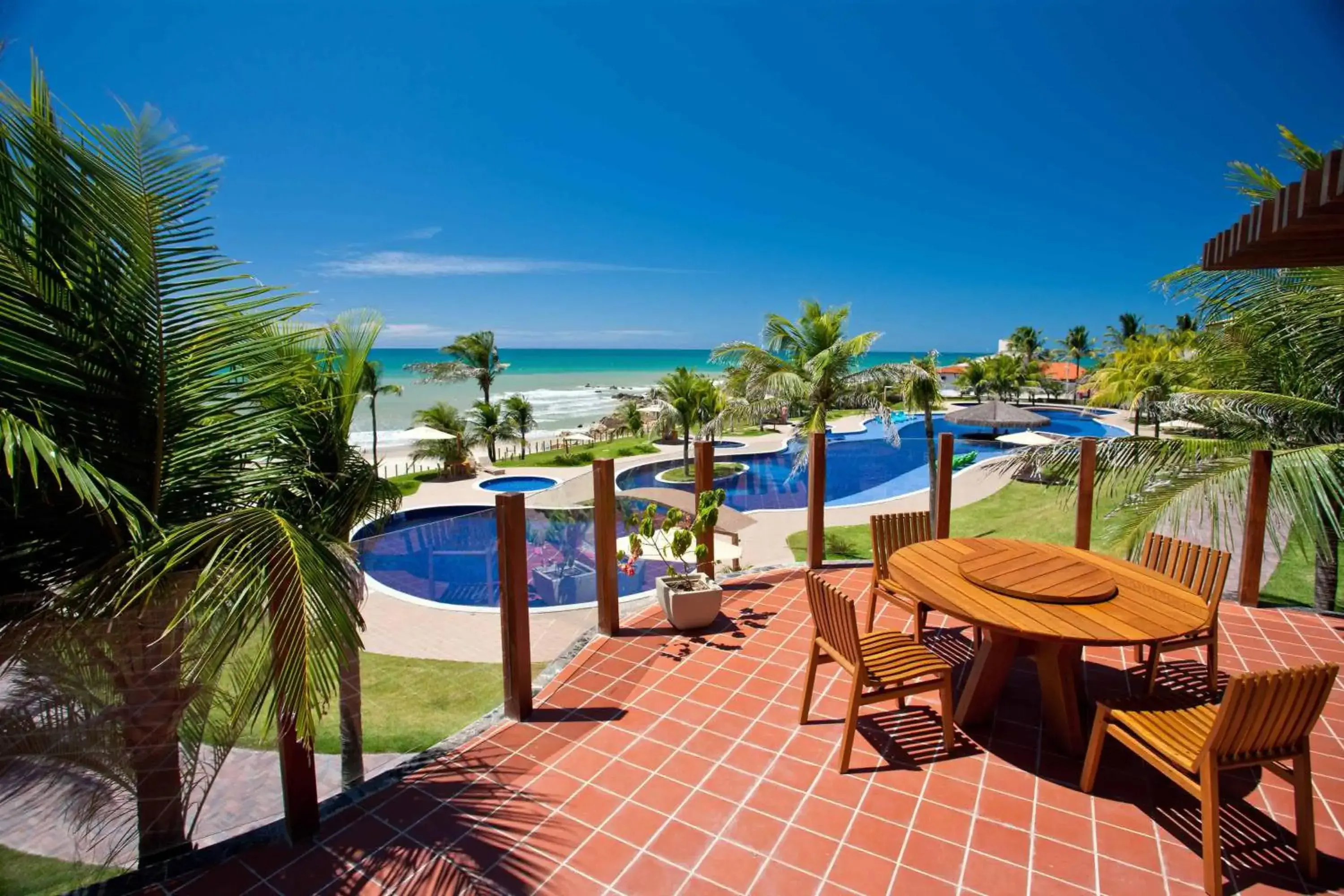 Pool view in Carmel Charme Resort Pool view in Carmel Charme Resort