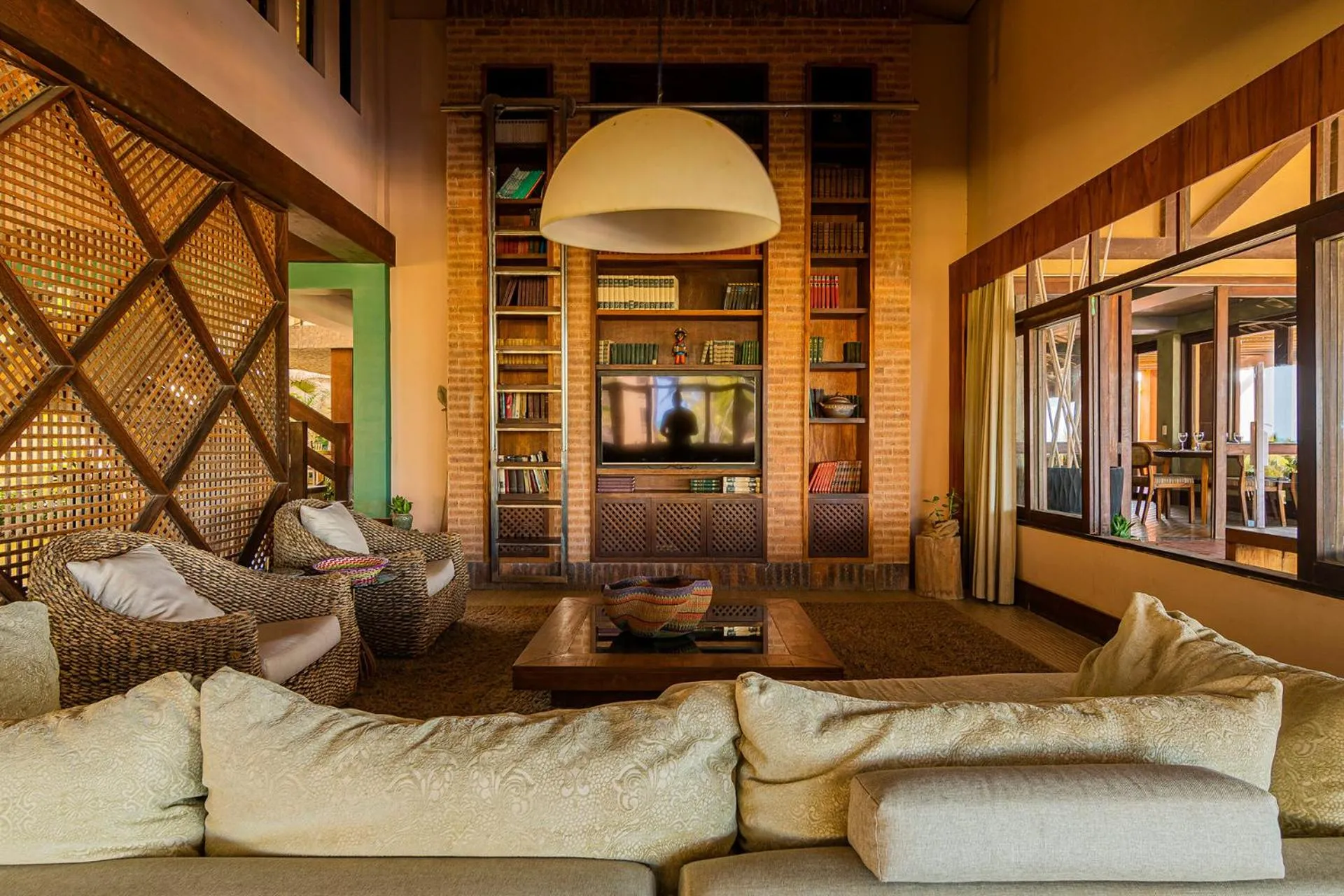 Library in Carmel Charme Resort