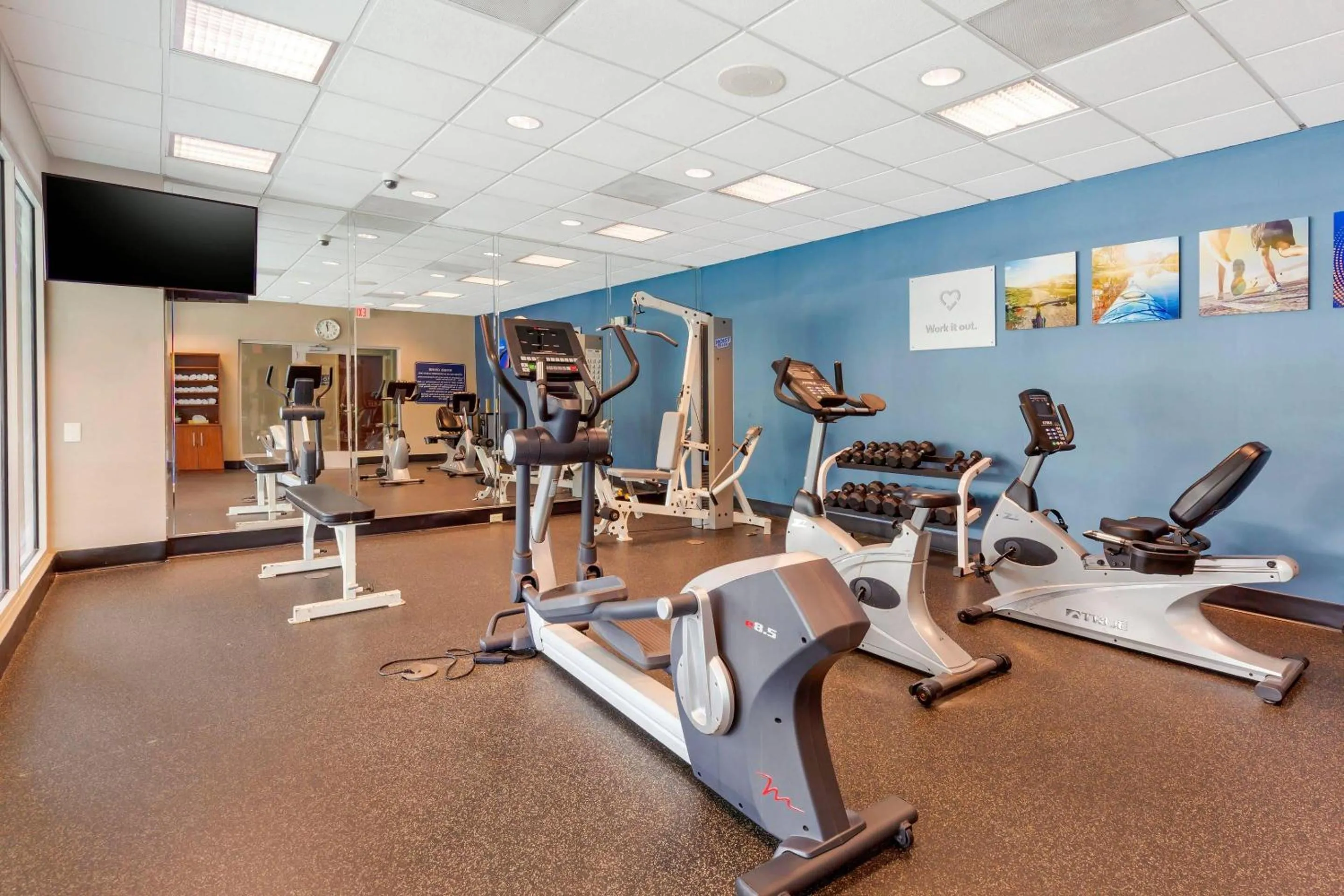 Fitness centre/facilities in Comfort Suites Manassas Battlefield Park