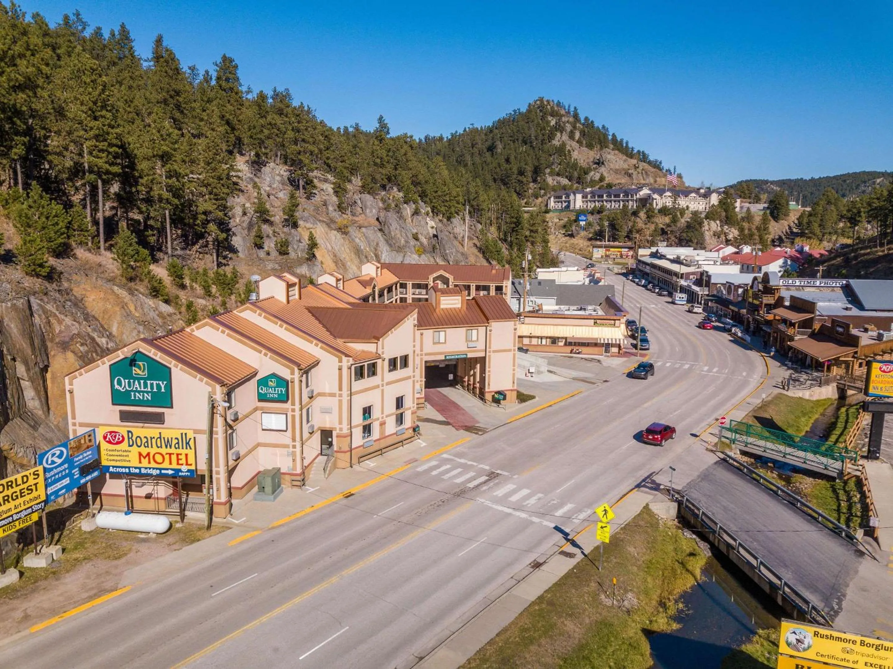Bird's eye view in Quality Inn Keystone near Mount Rushmore