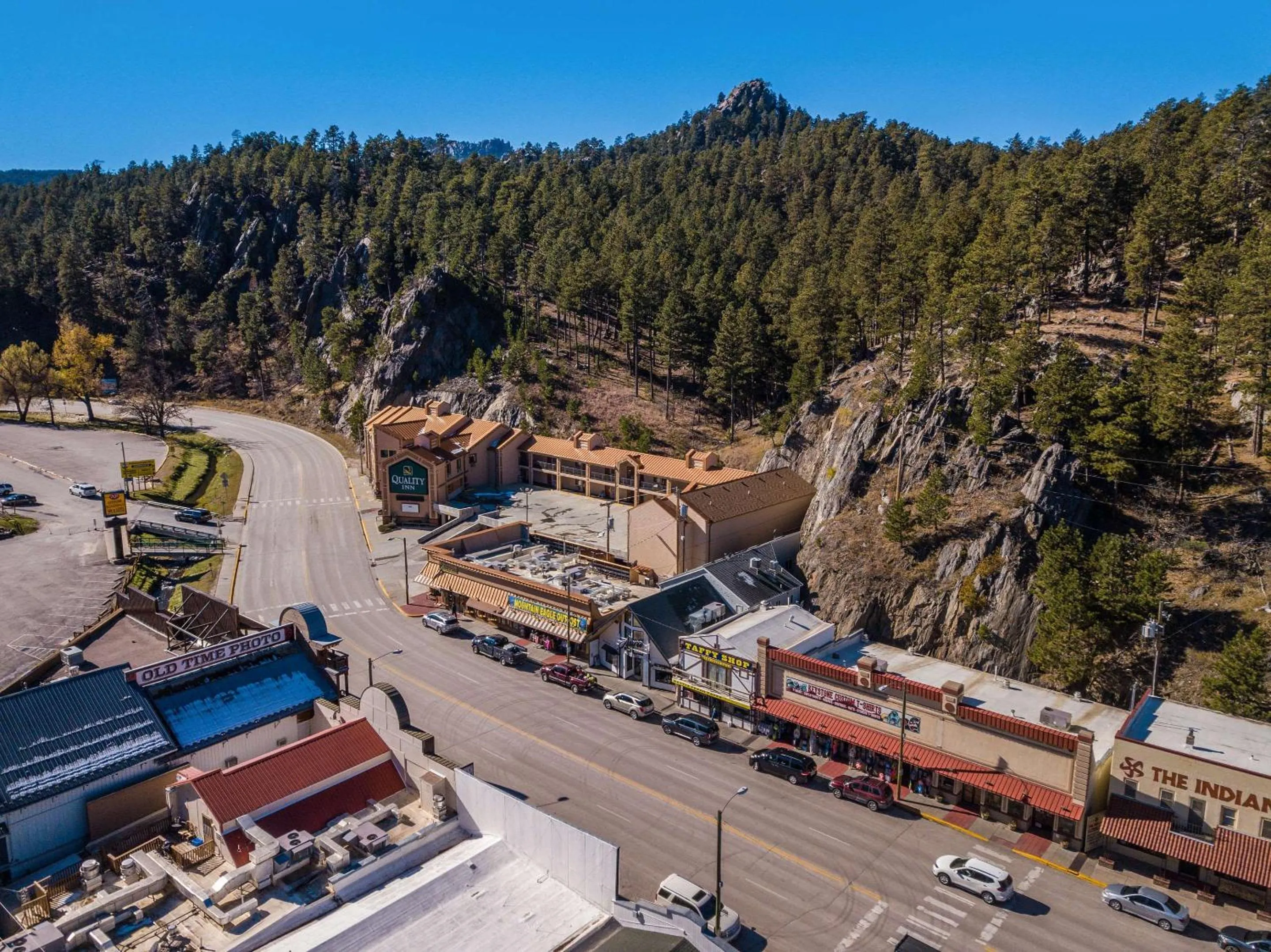 Bird's eye view in Quality Inn Keystone near Mount Rushmore