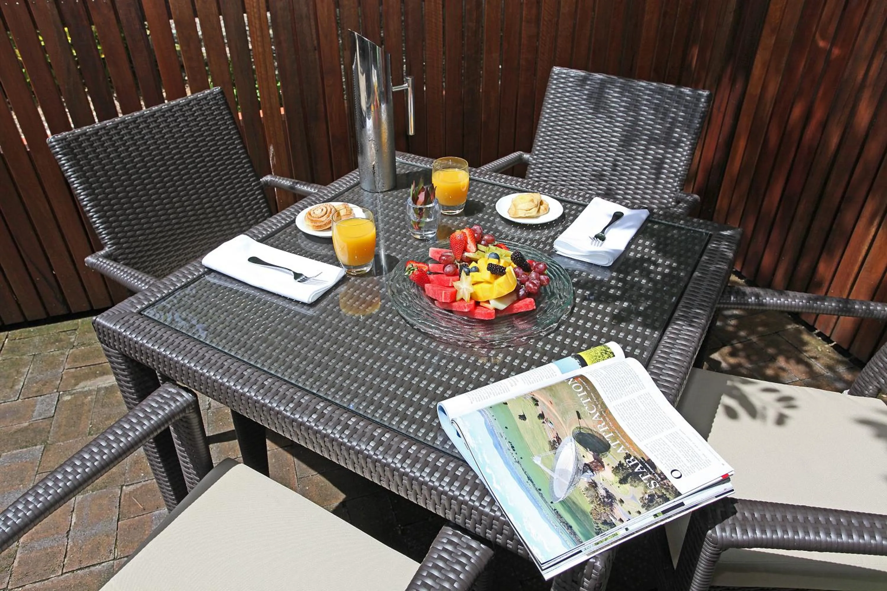 Inner courtyard view in Fairmont Resort Blue Mountains MGallery Collection