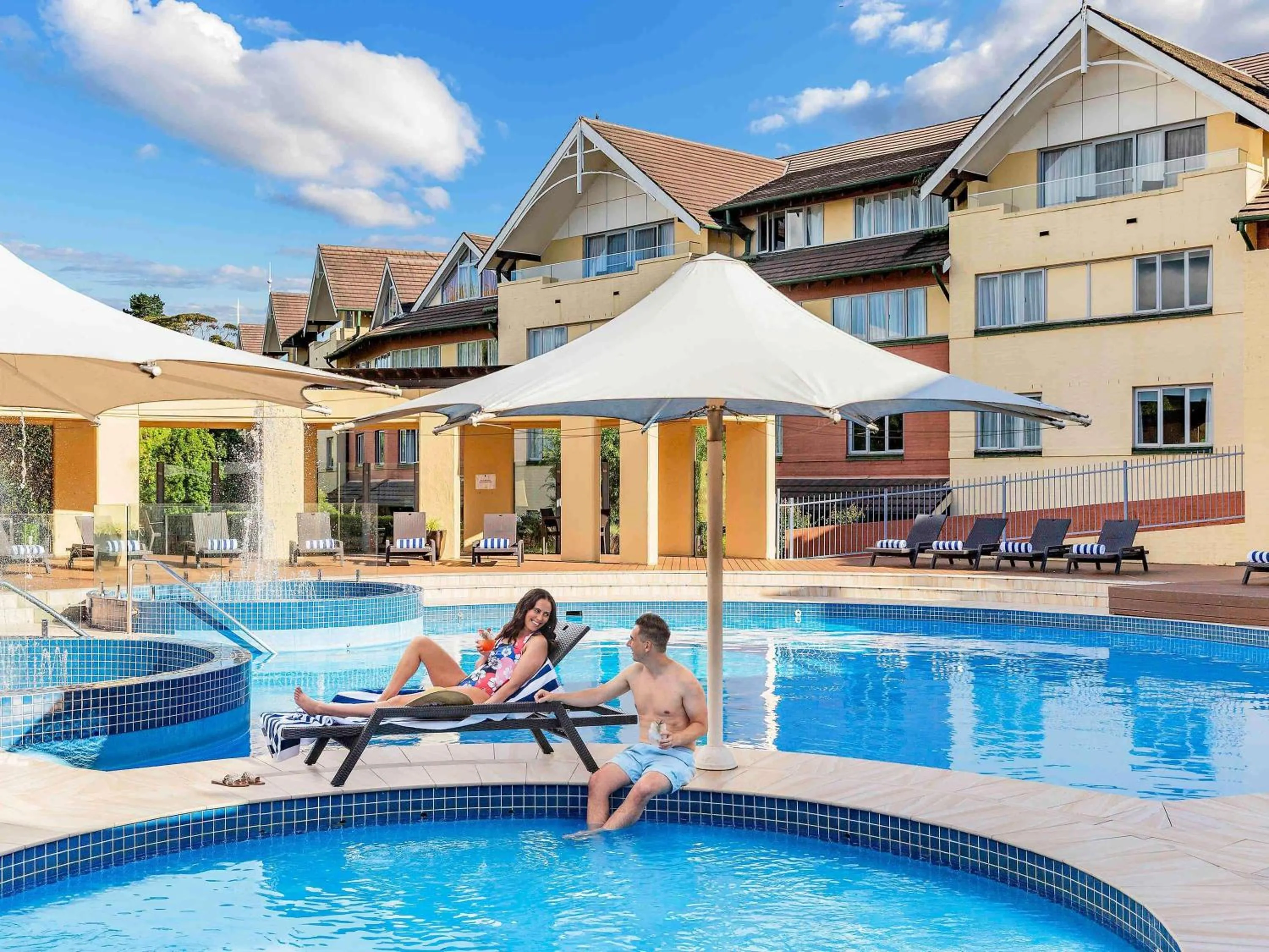 Pool view in Fairmont Resort Blue Mountains MGallery Collection
