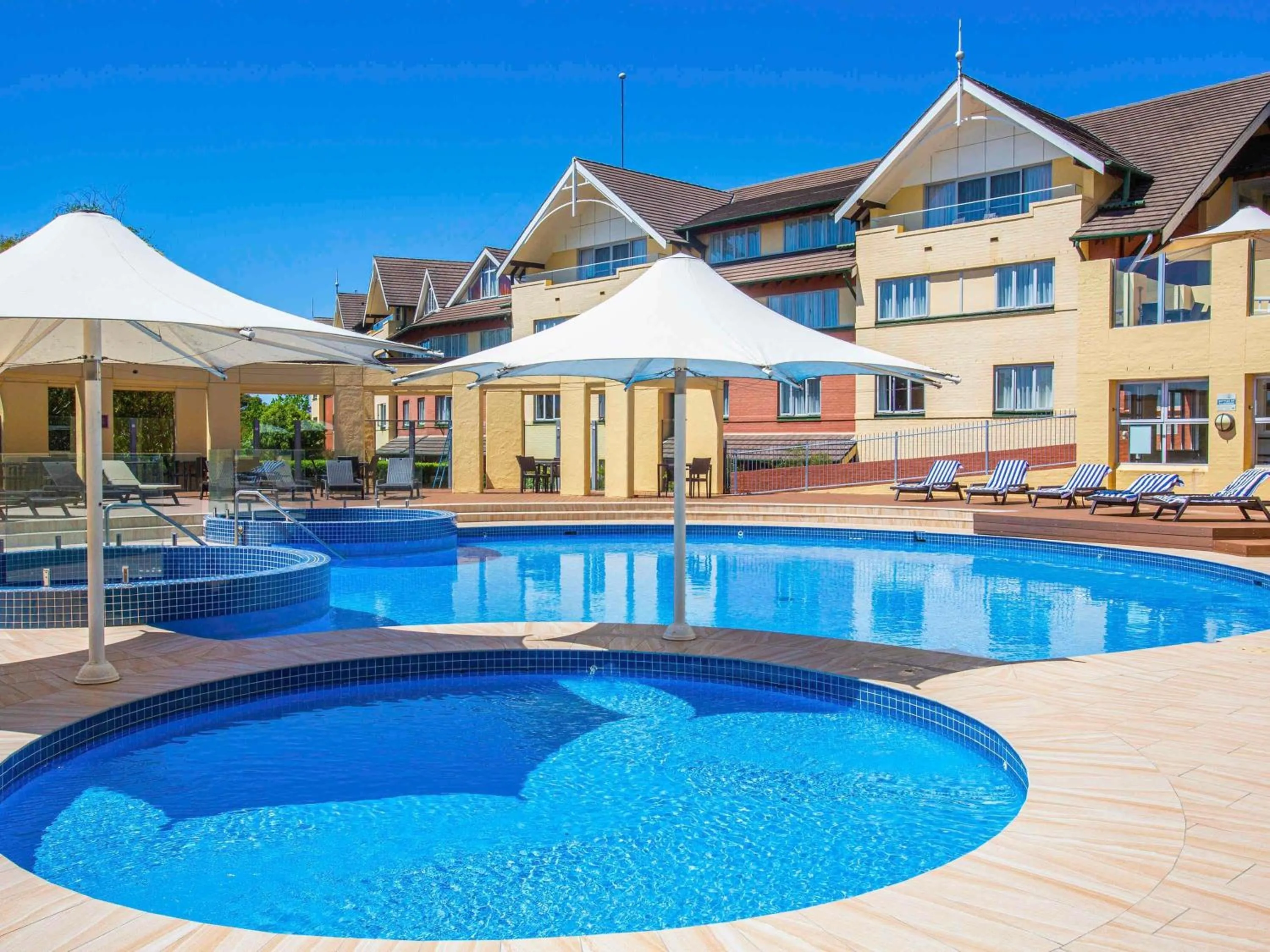 Pool view in Fairmont Resort Blue Mountains MGallery Collection