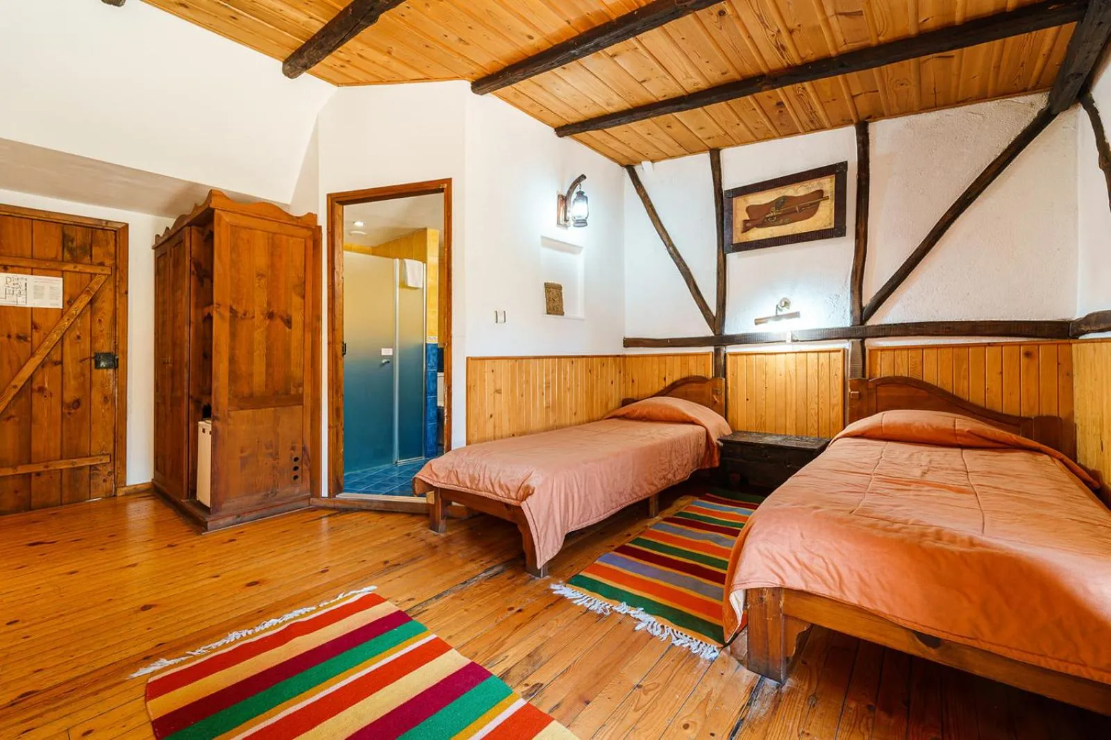 Bathroom, Bed in Hotel Avion - Self check in