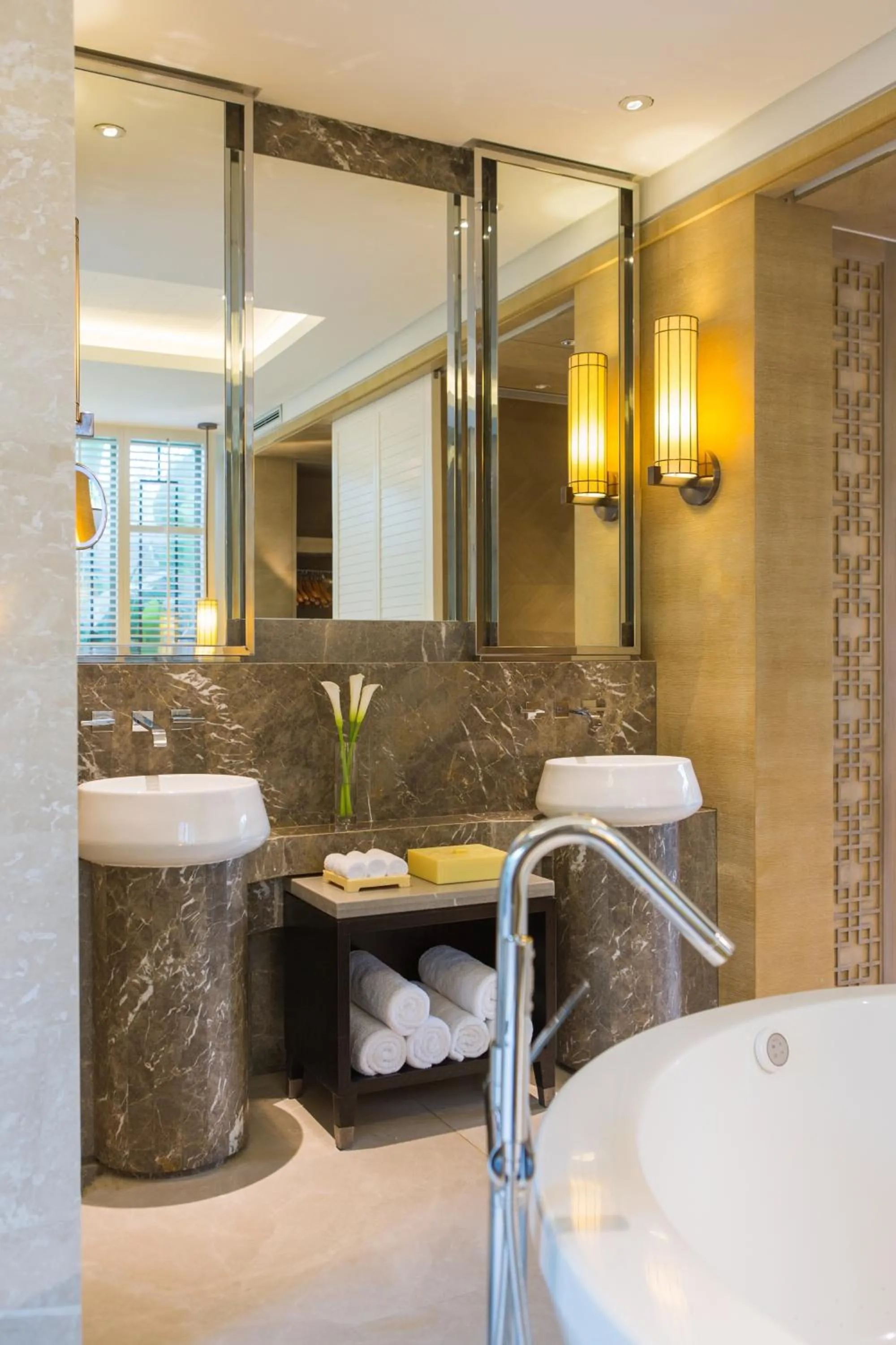 Bathroom in Renaissance Sanya Haitang Bay Resort