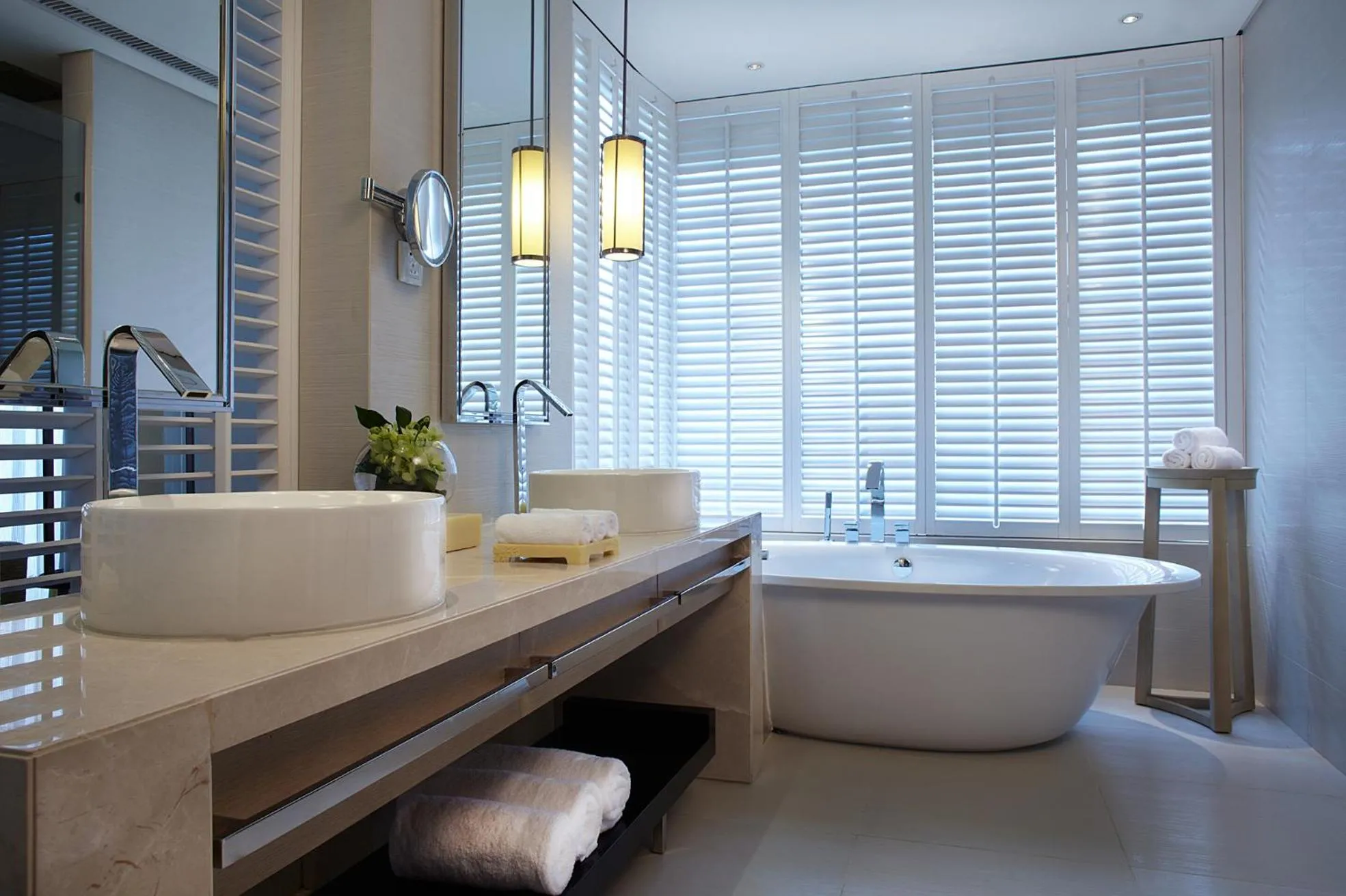 Bathroom in Renaissance Sanya Haitang Bay Resort