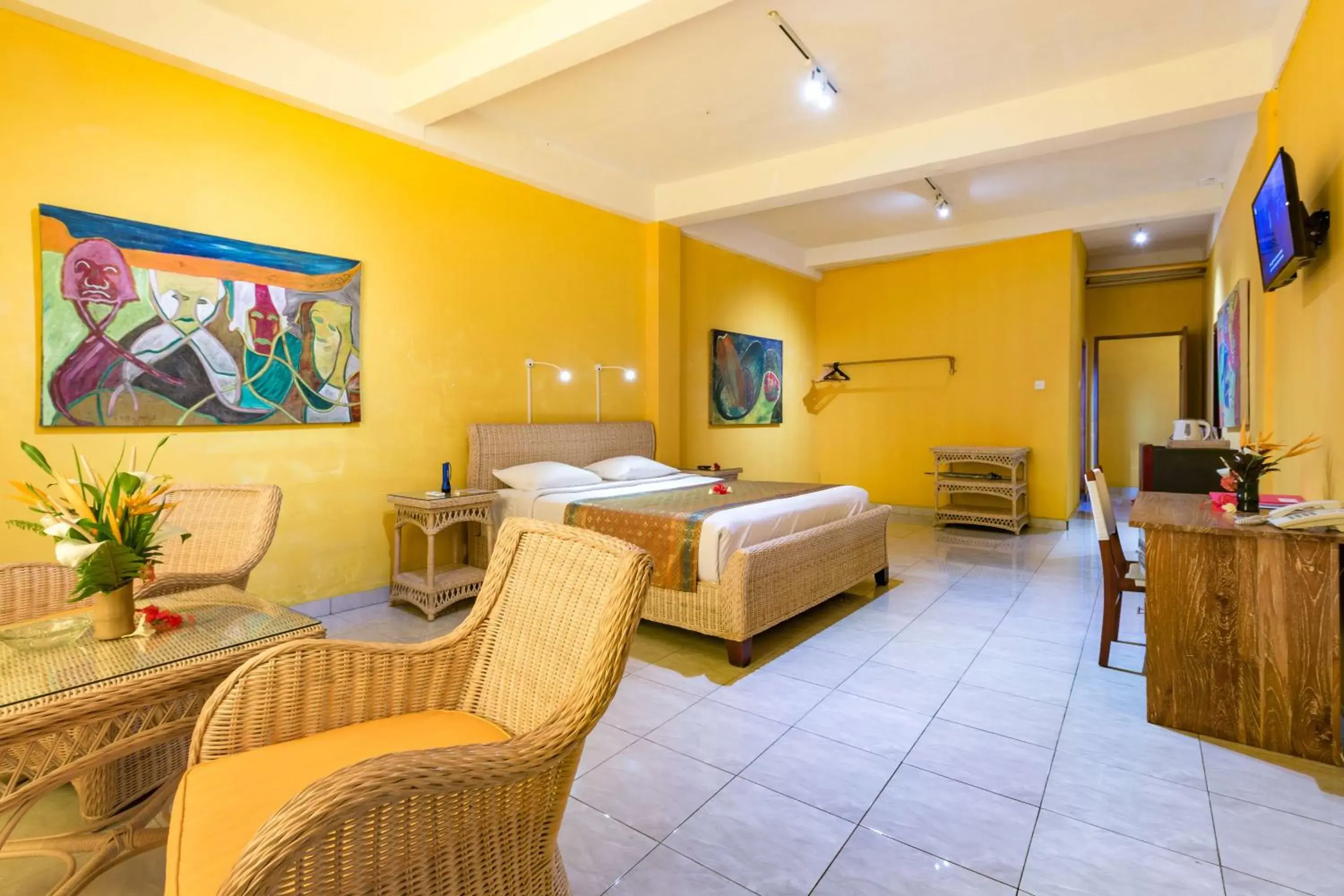 Bed in Tanah Merah Art Resort by AGATA Bed in Tanah Merah Art Resort by AGATA