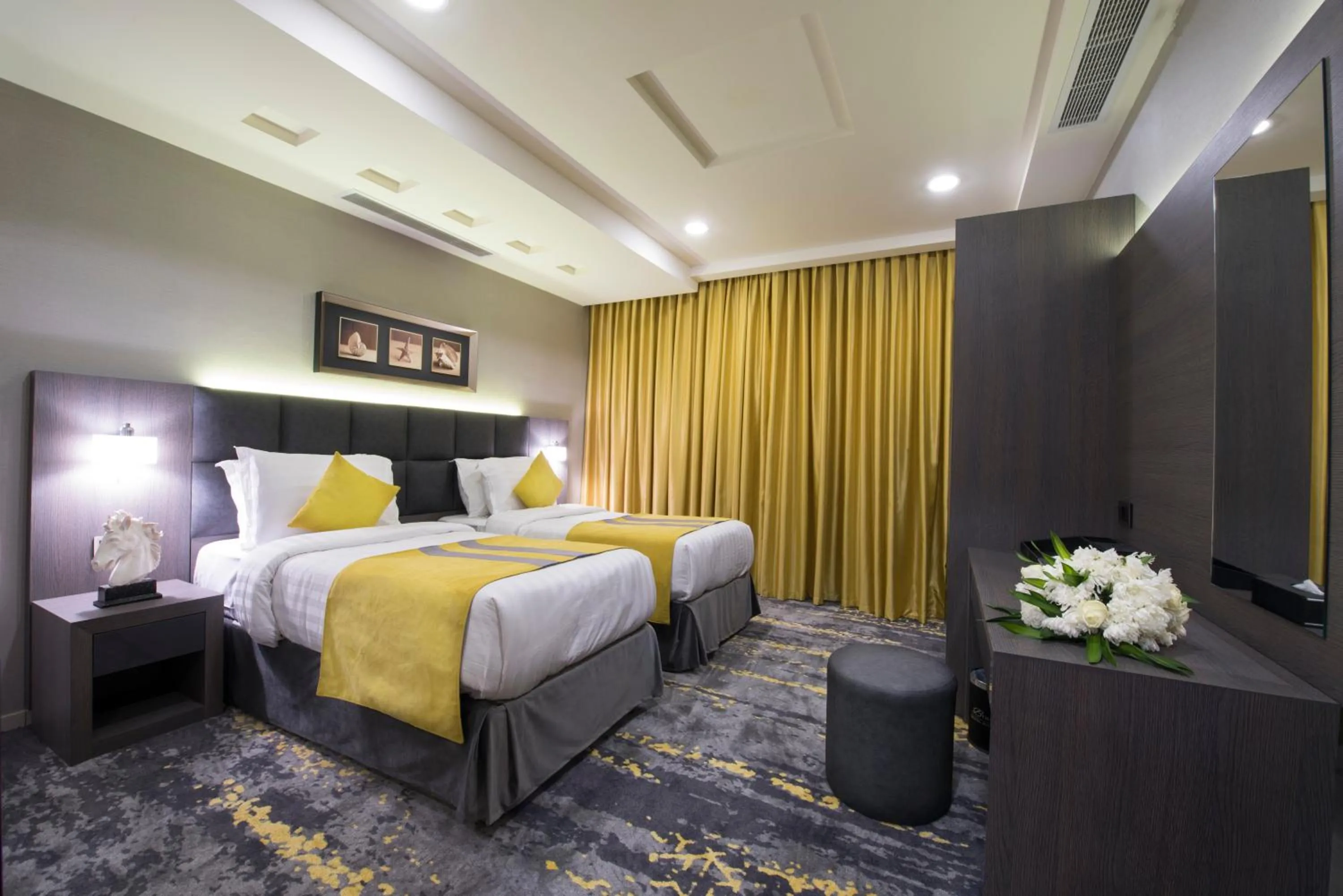 Bedroom, Bed in Bram Suites