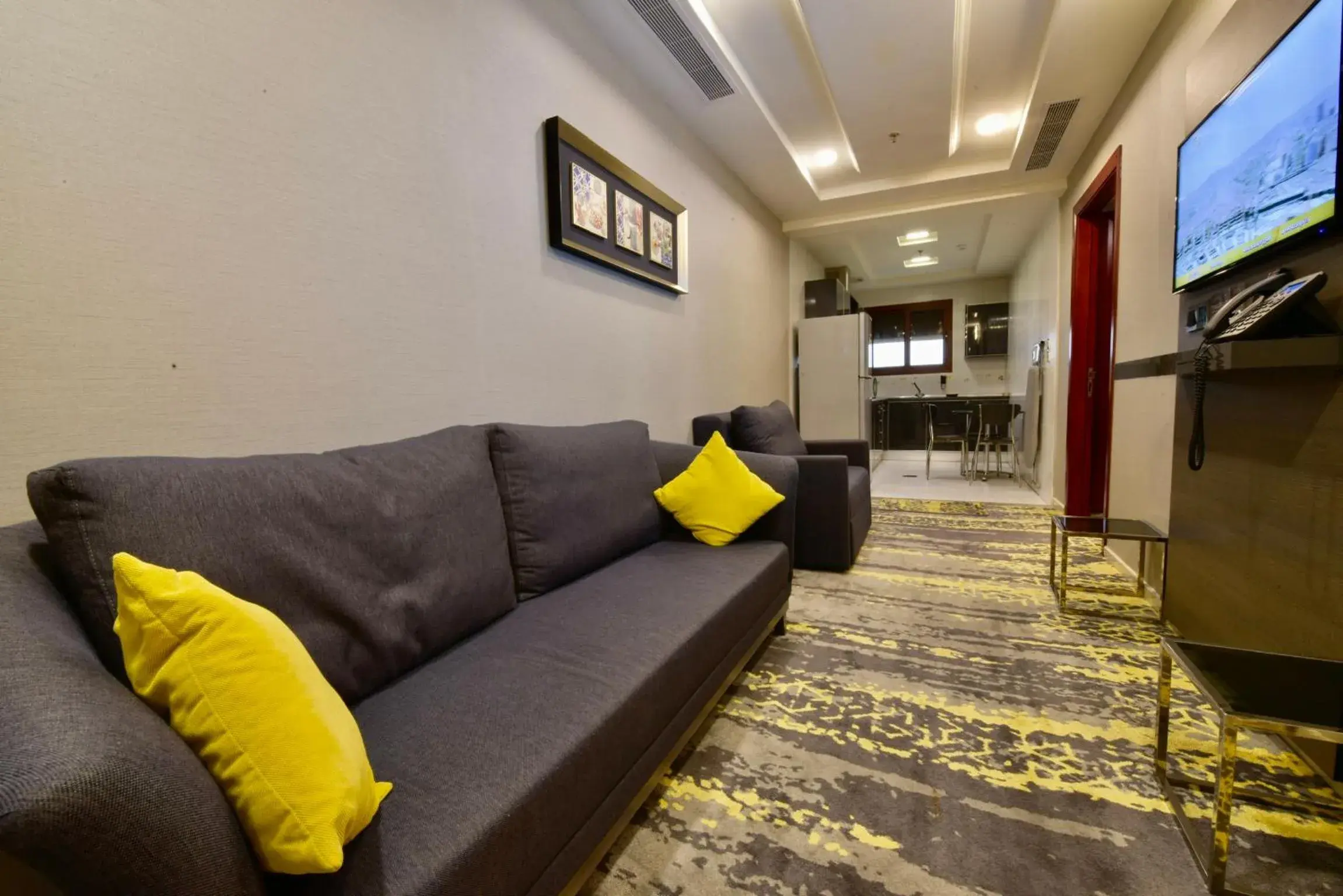 Living room in Bram Suites Living room in Bram Suites