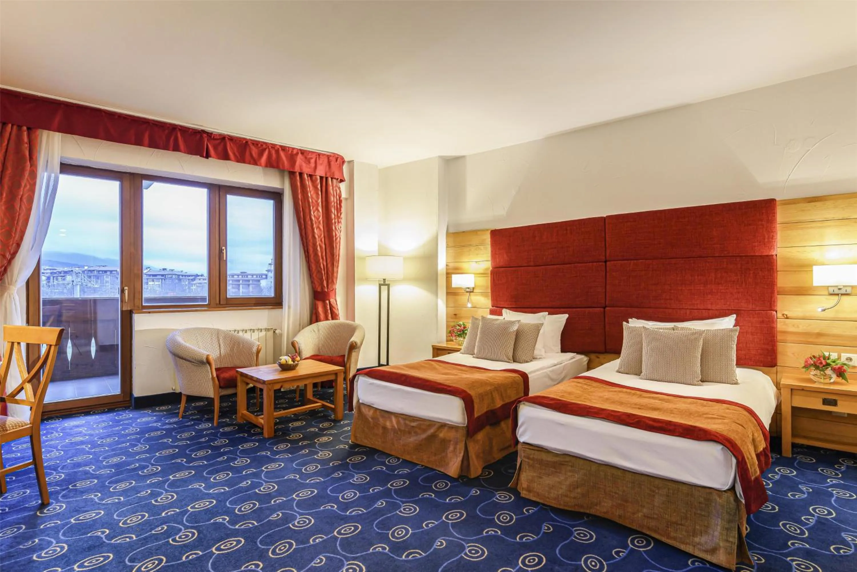 Bedroom, Bed in Kempinski Hotel Grand Arena Bansko