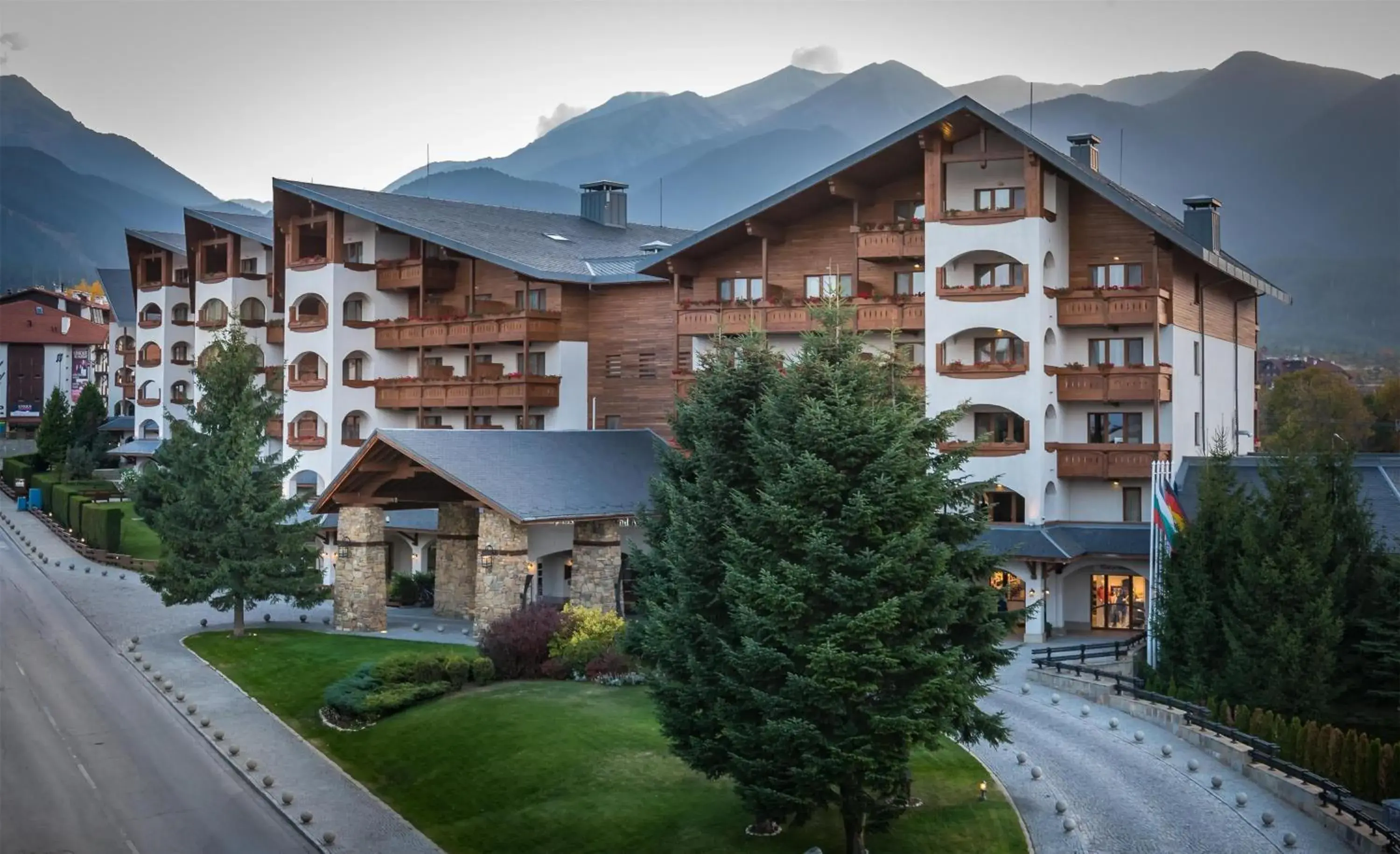 Property building in Kempinski Hotel Grand Arena Bansko Property building in Kempinski Hotel Grand Arena Bansko
