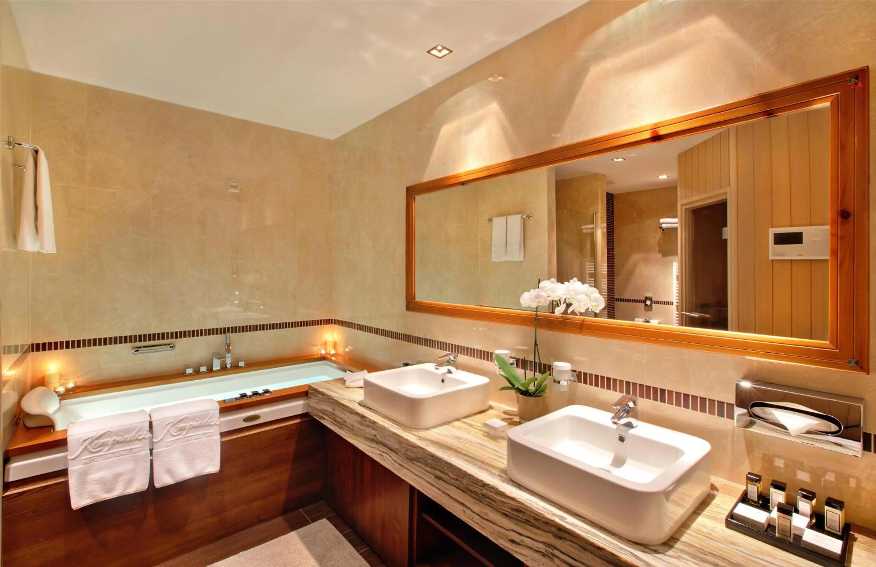 Bathroom in Kempinski Hotel Grand Arena Bansko