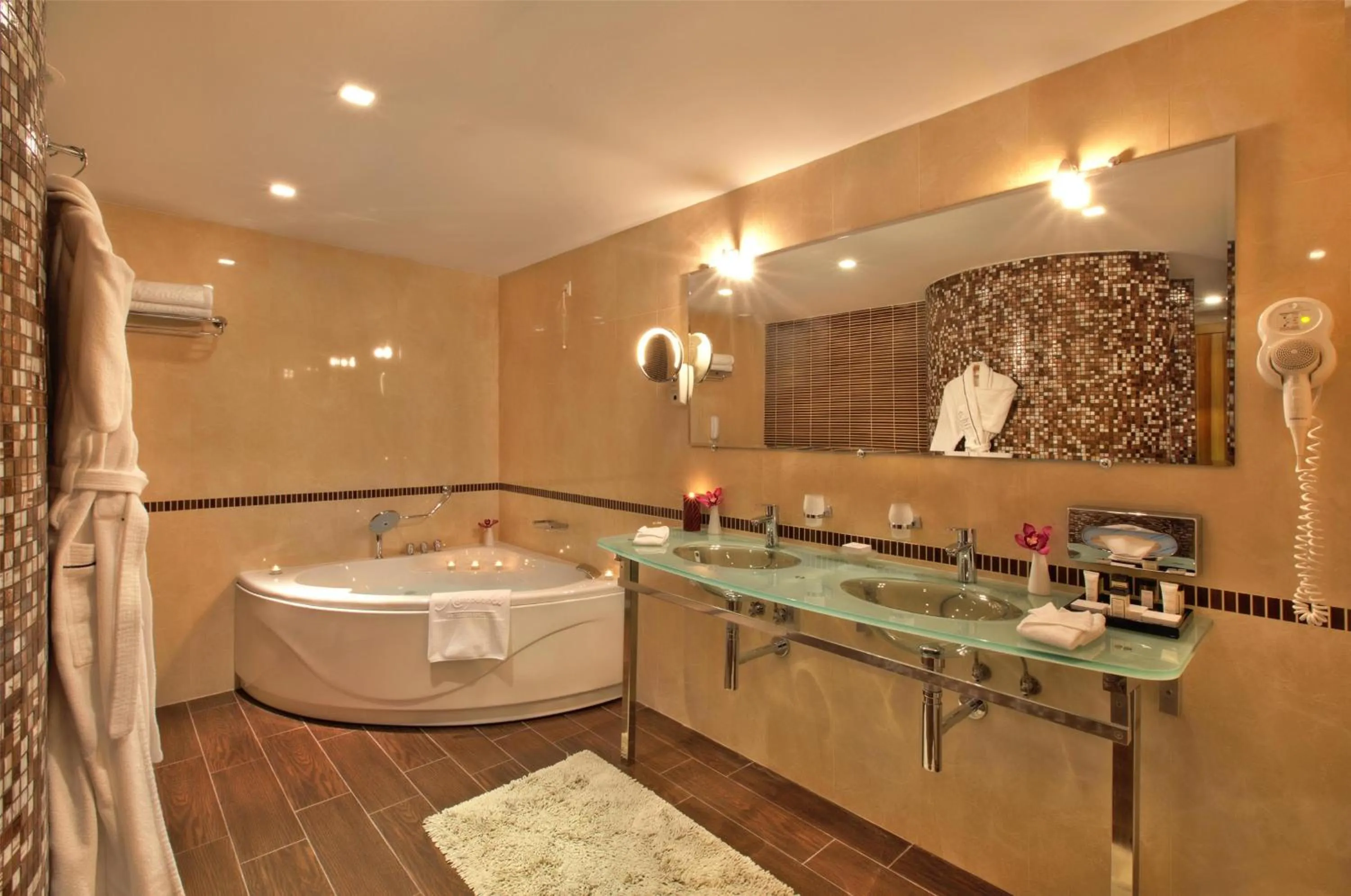 Bathroom in Kempinski Hotel Grand Arena Bansko