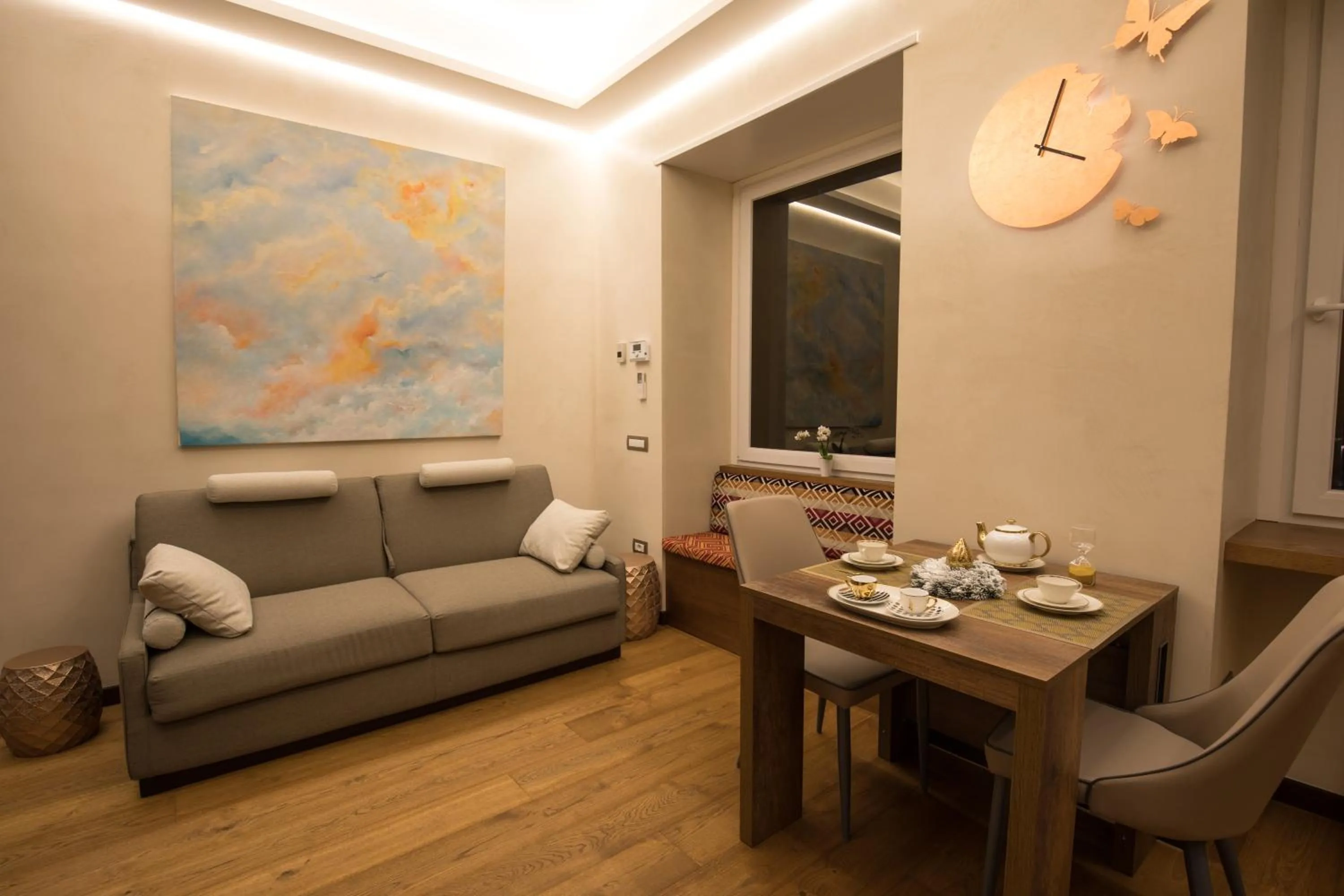 Living room in Civico Cinque Home Luxury Apartment