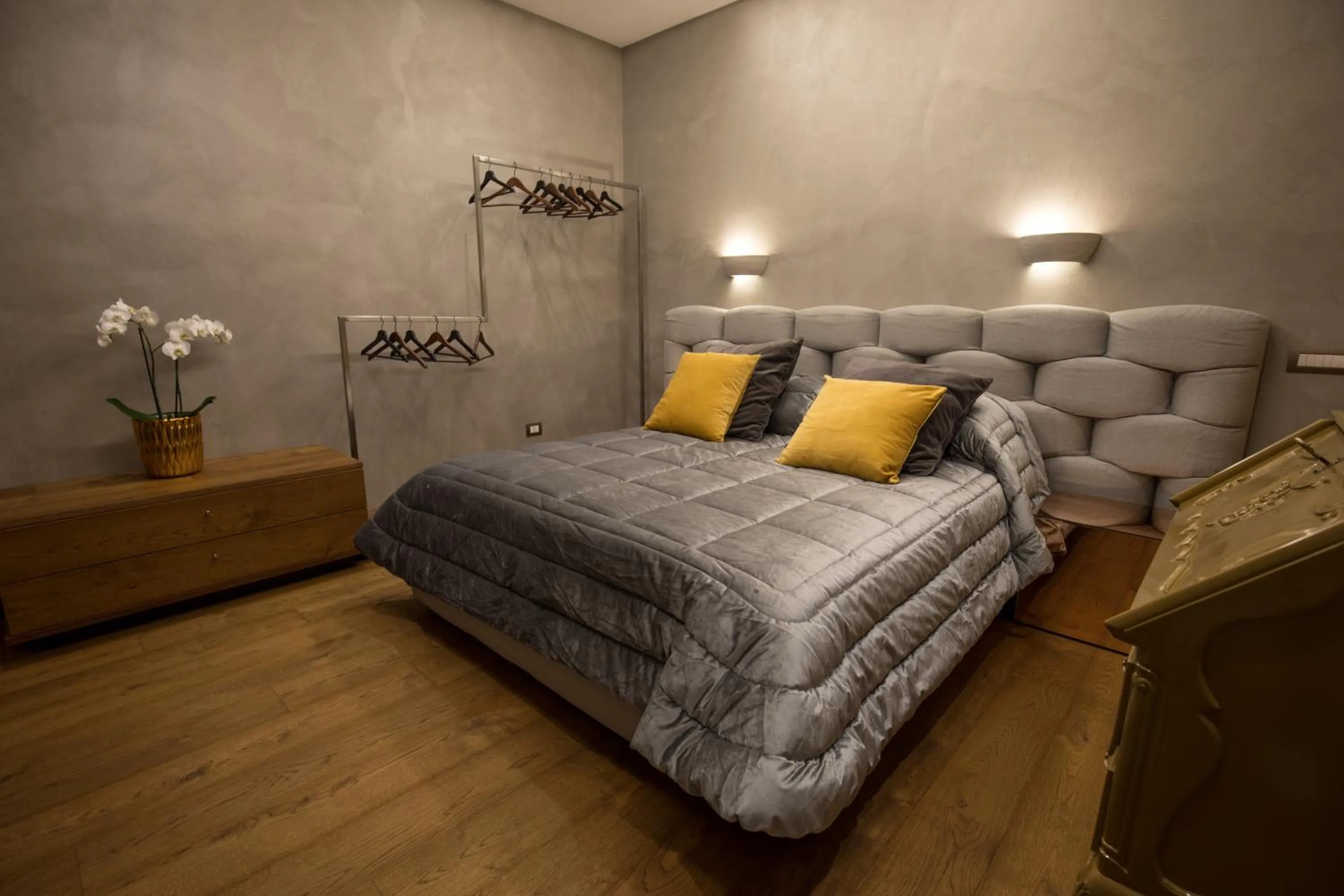 Bed in Civico Cinque Home Luxury Apartment