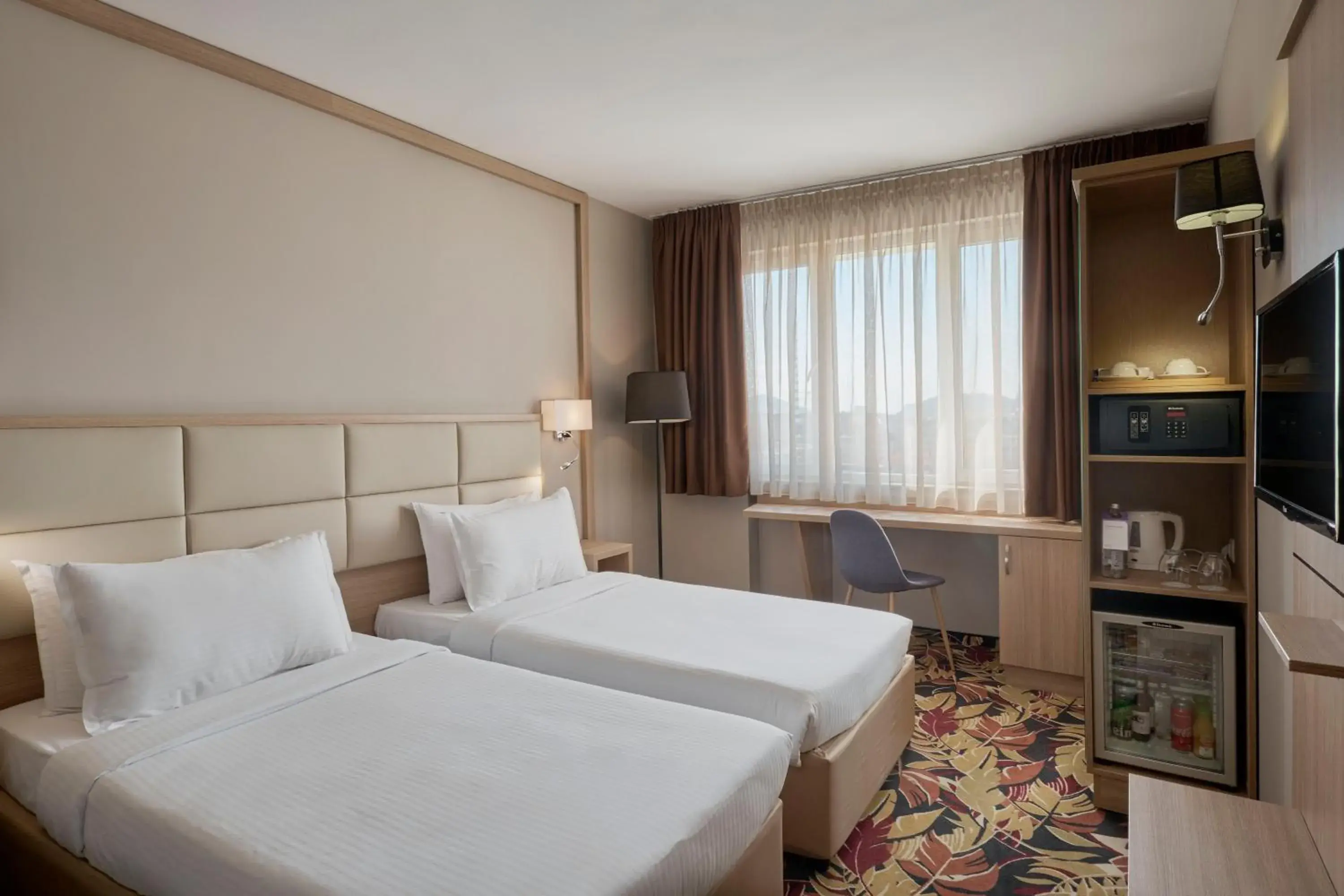 City view, Bed in Radisson Hotel Plovdiv City view, Bed in Radisson Hotel Plovdiv