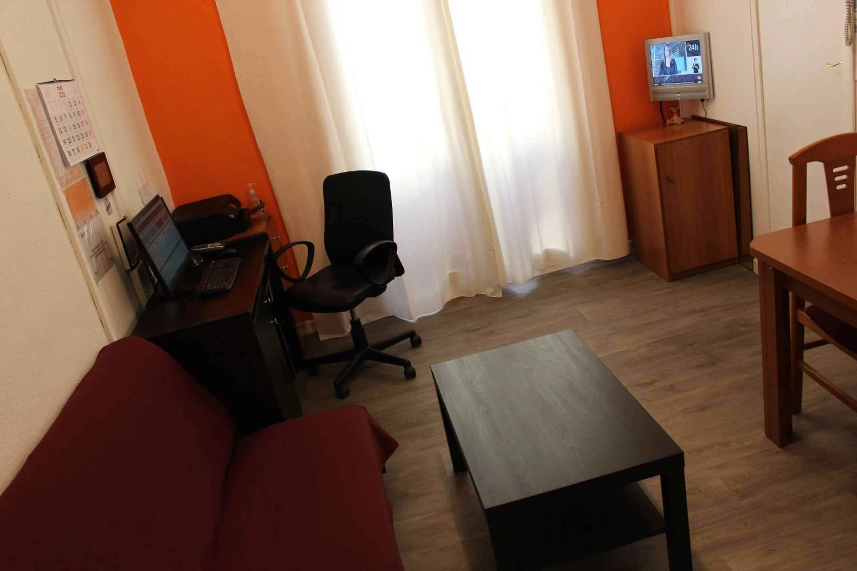 Lobby or reception in Pensión Arosa