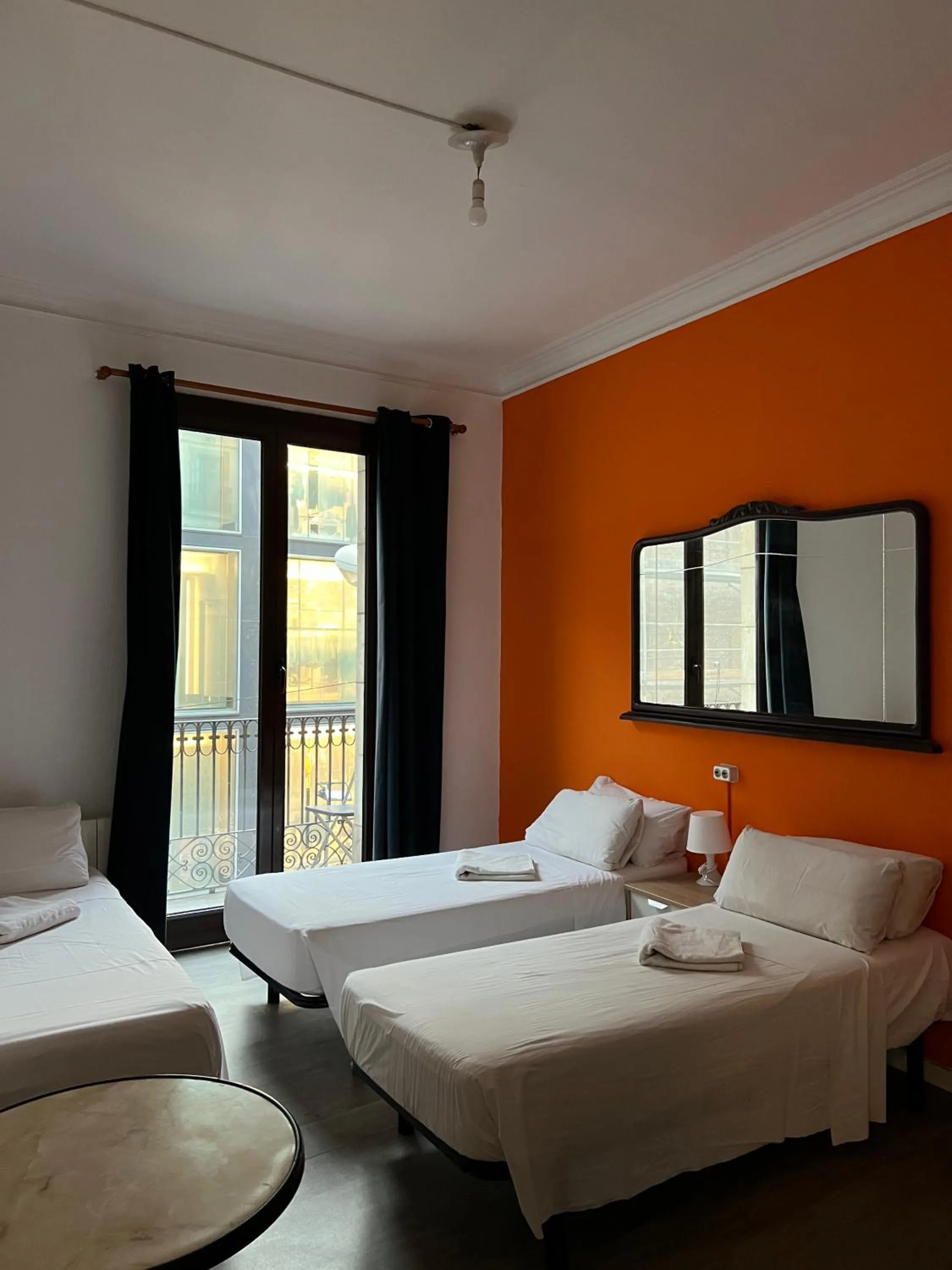 Bed in Pensión Arosa