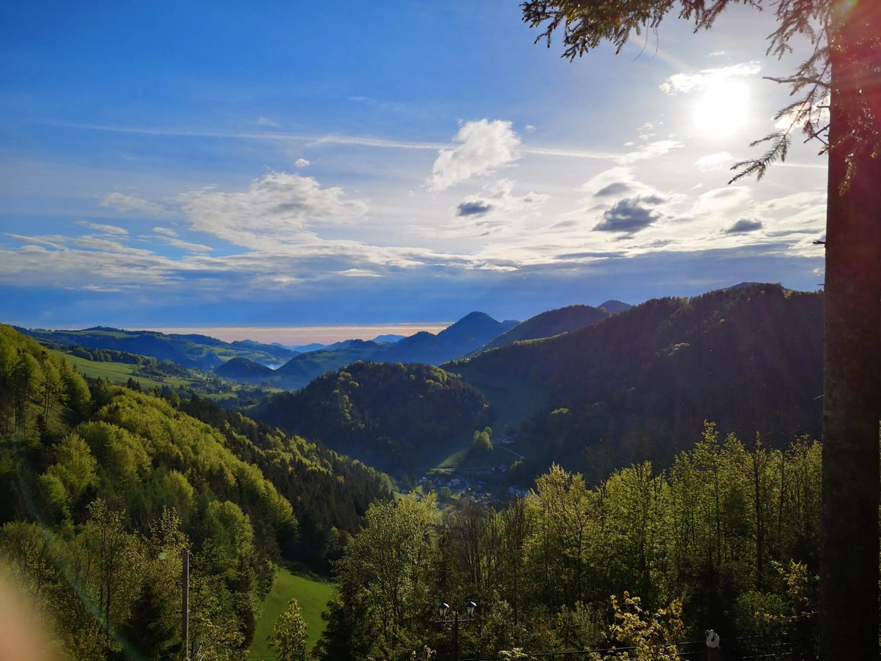 Mountain view in Hotel Restaurant Winterbach