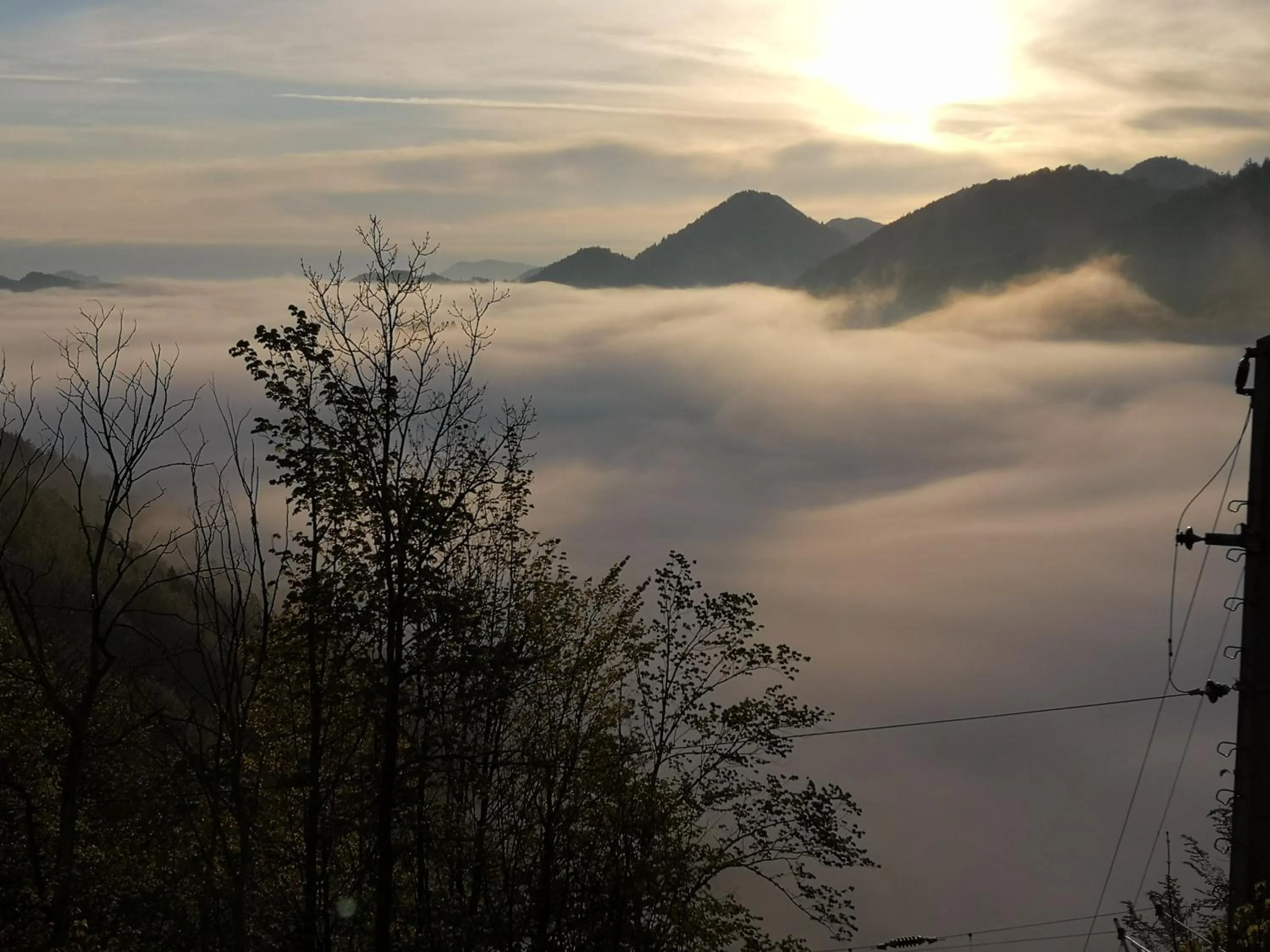 Mountain view in Hotel Restaurant Winterbach