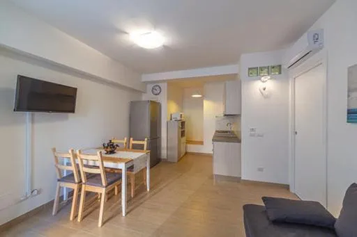 Kitchen or kitchenette in B&B Villa Montreux