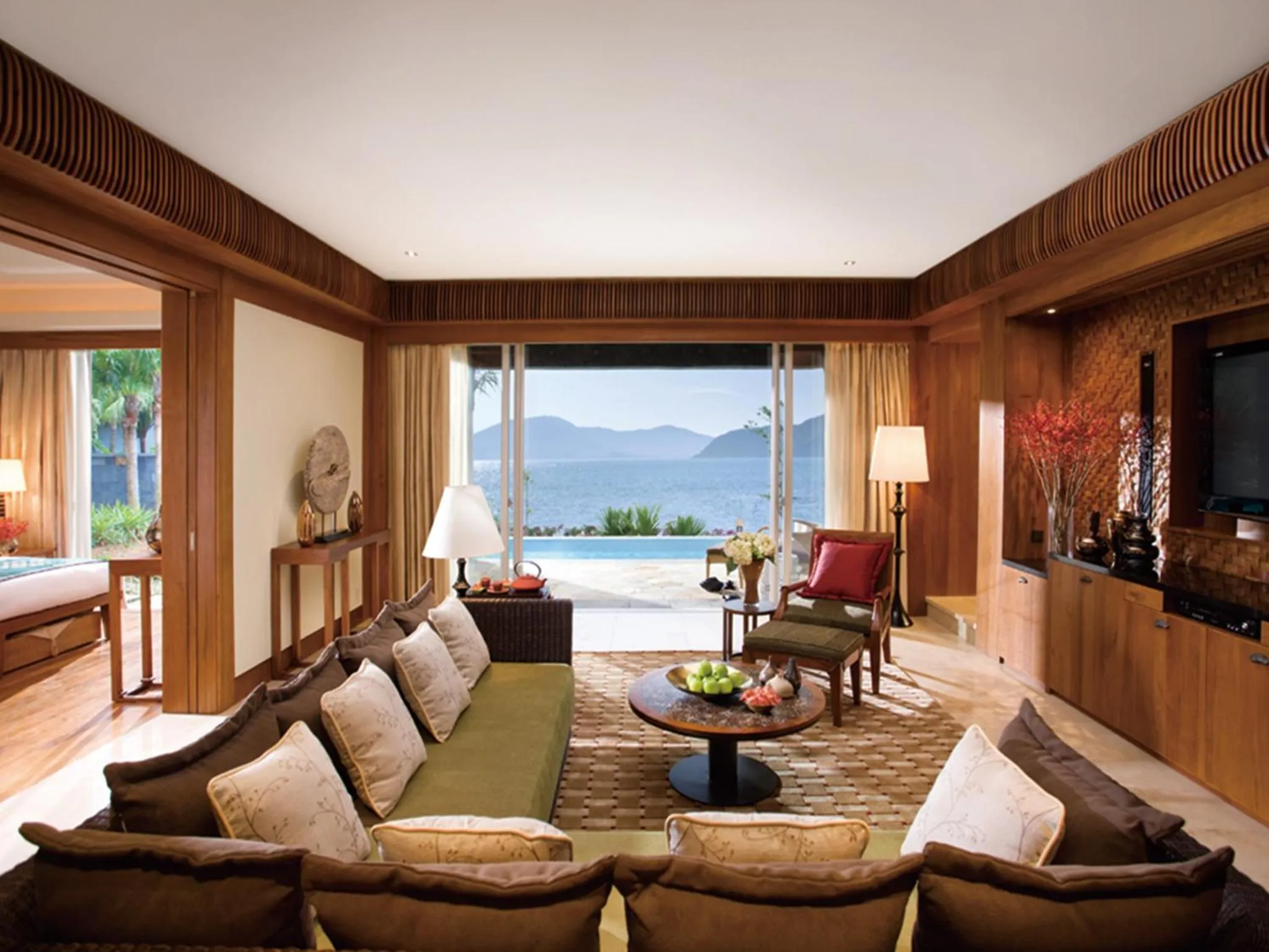 Living room in Mandarin Oriental, Sanya