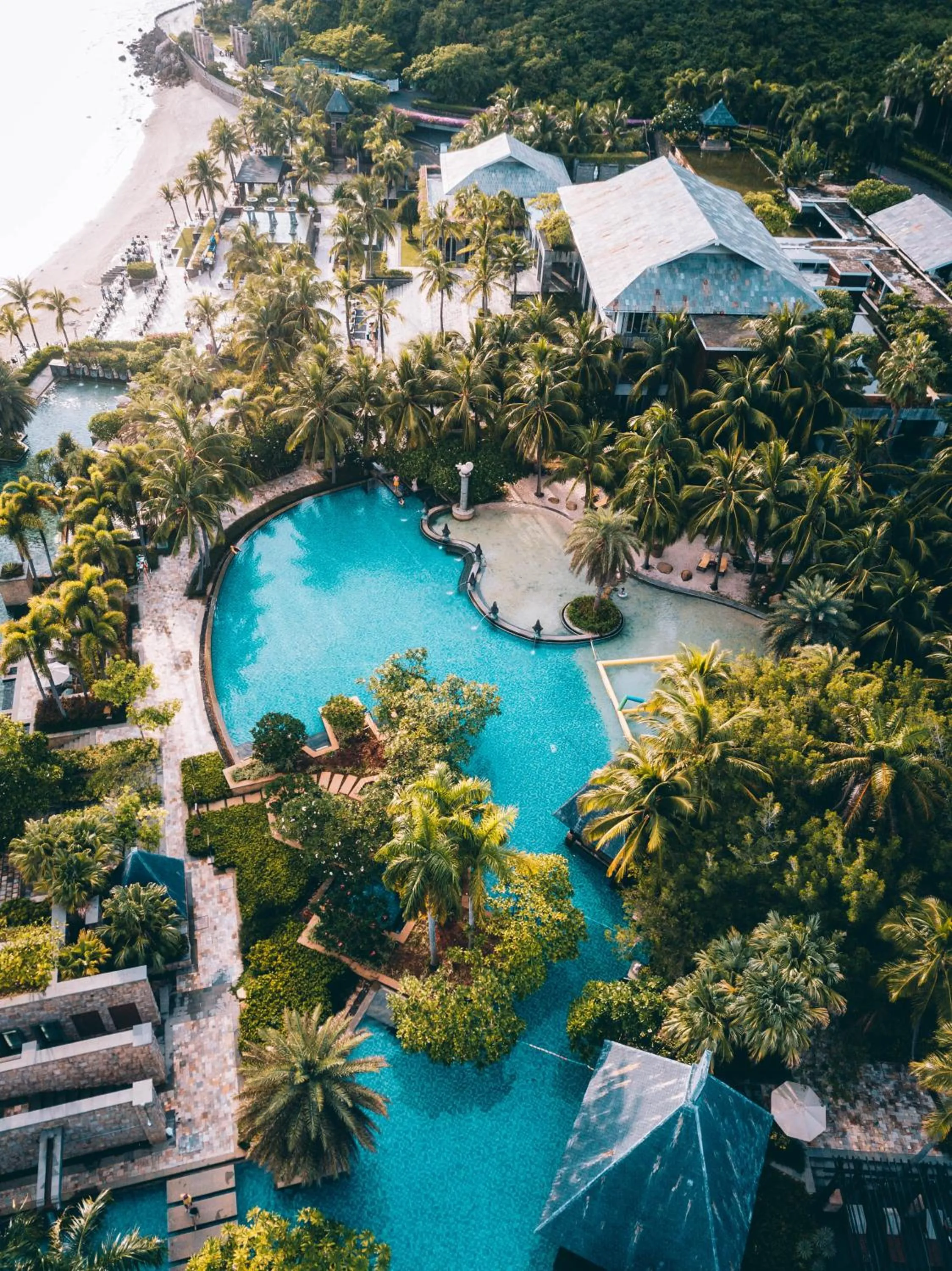 Bird's eye view in Mandarin Oriental, Sanya