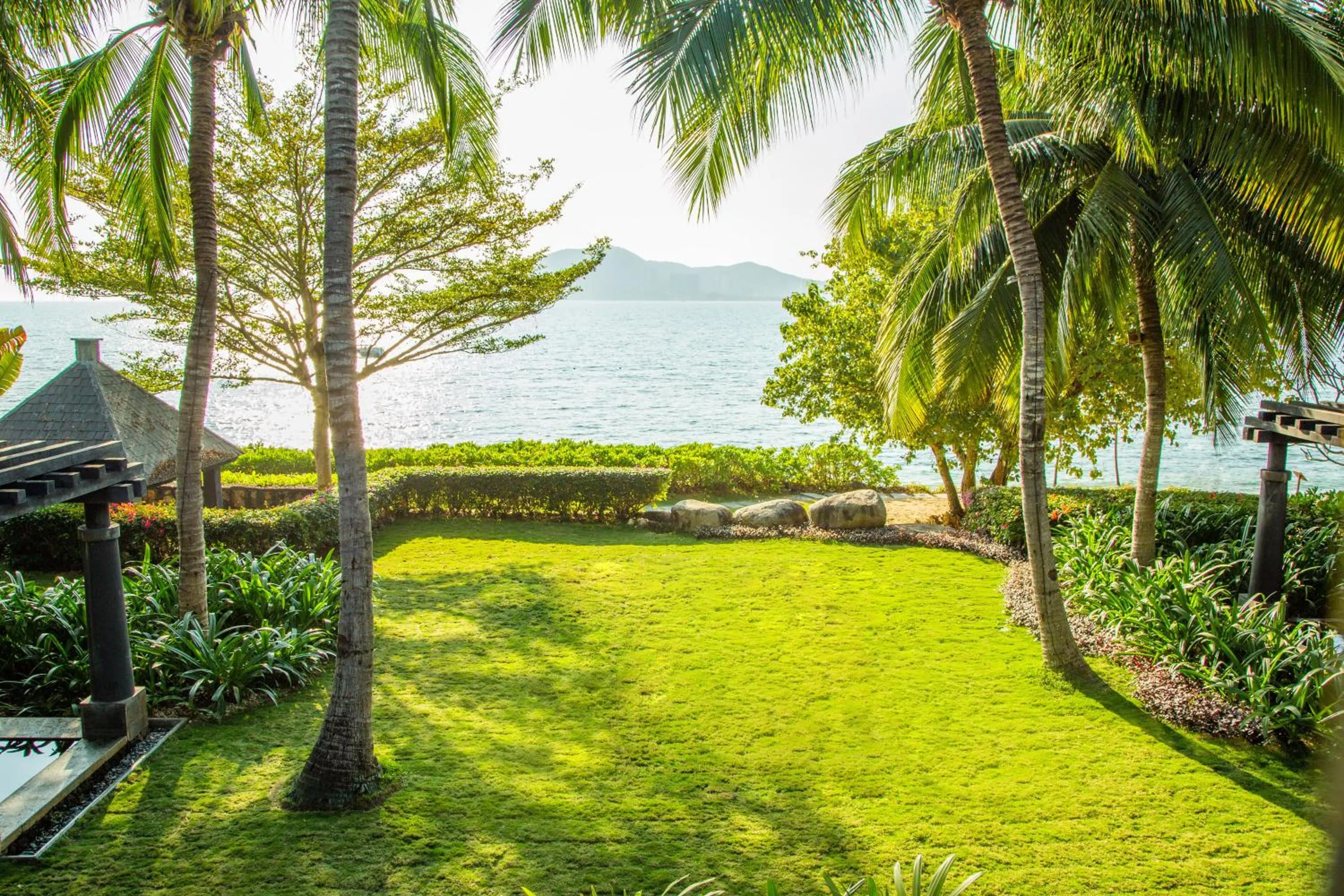 Garden view in Mandarin Oriental, Sanya