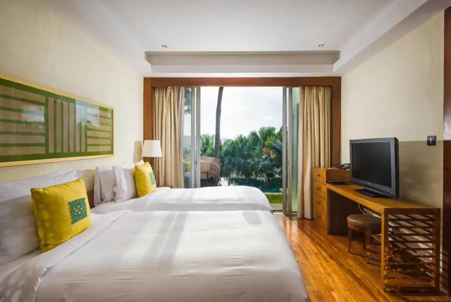 Photo of the whole room, Bed in Mandarin Oriental, Sanya Photo of the whole room, Bed in Mandarin Oriental, Sanya