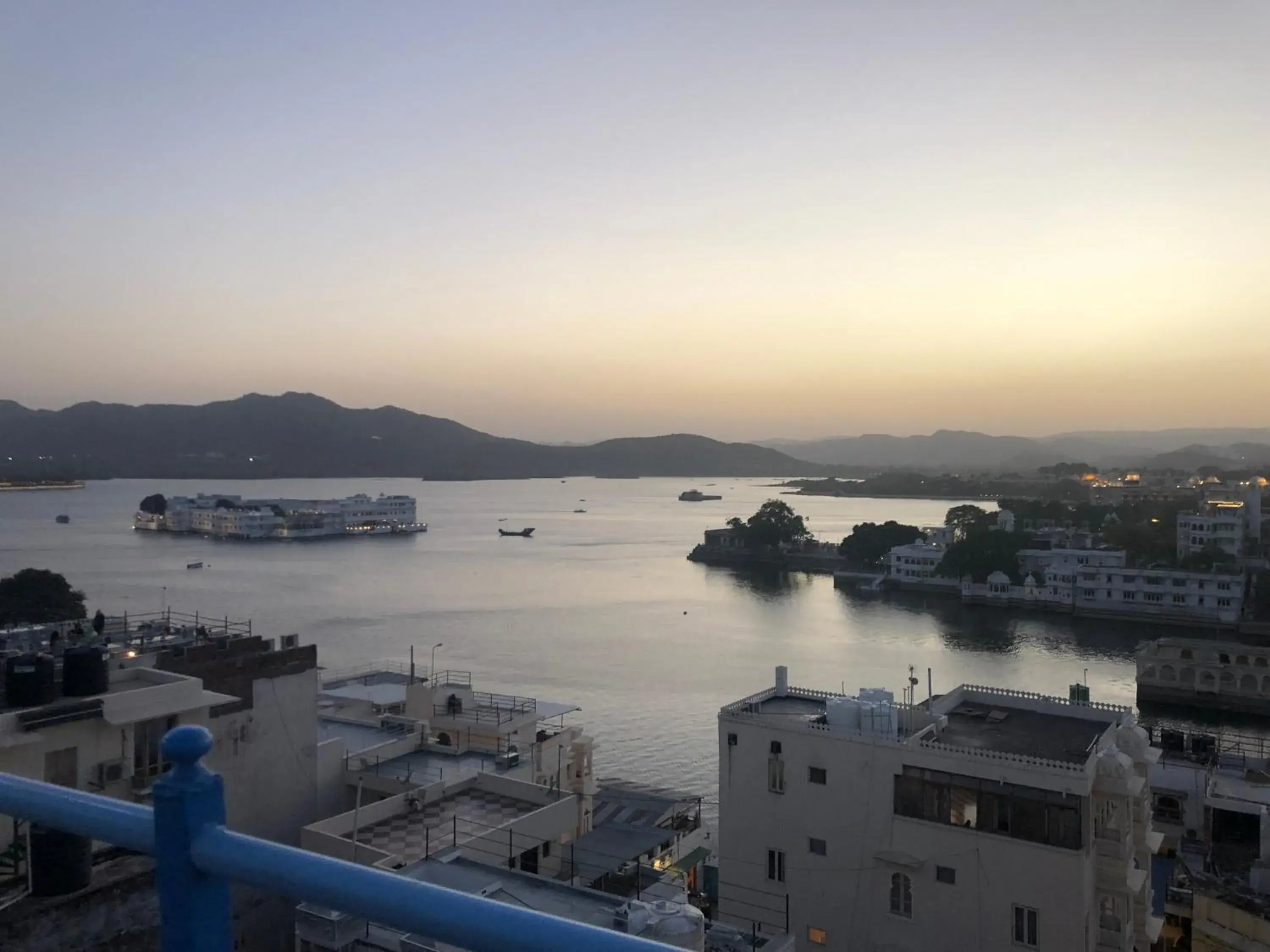 Lake view in Maa Ji House on Lake Pichola Lake view in Maa Ji House on Lake Pichola