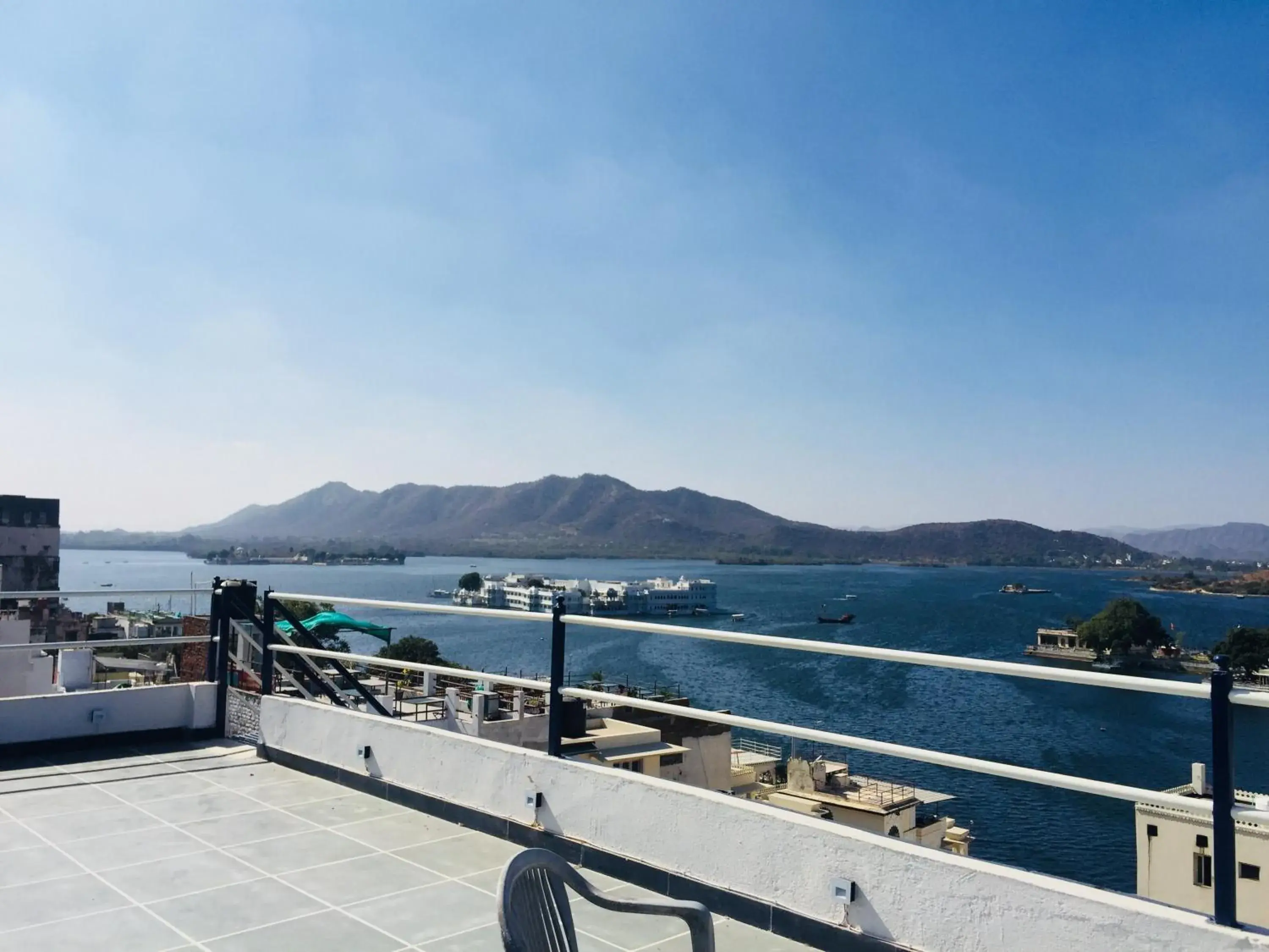 Lake view in Maa Ji House on Lake Pichola Lake view in Maa Ji House on Lake Pichola