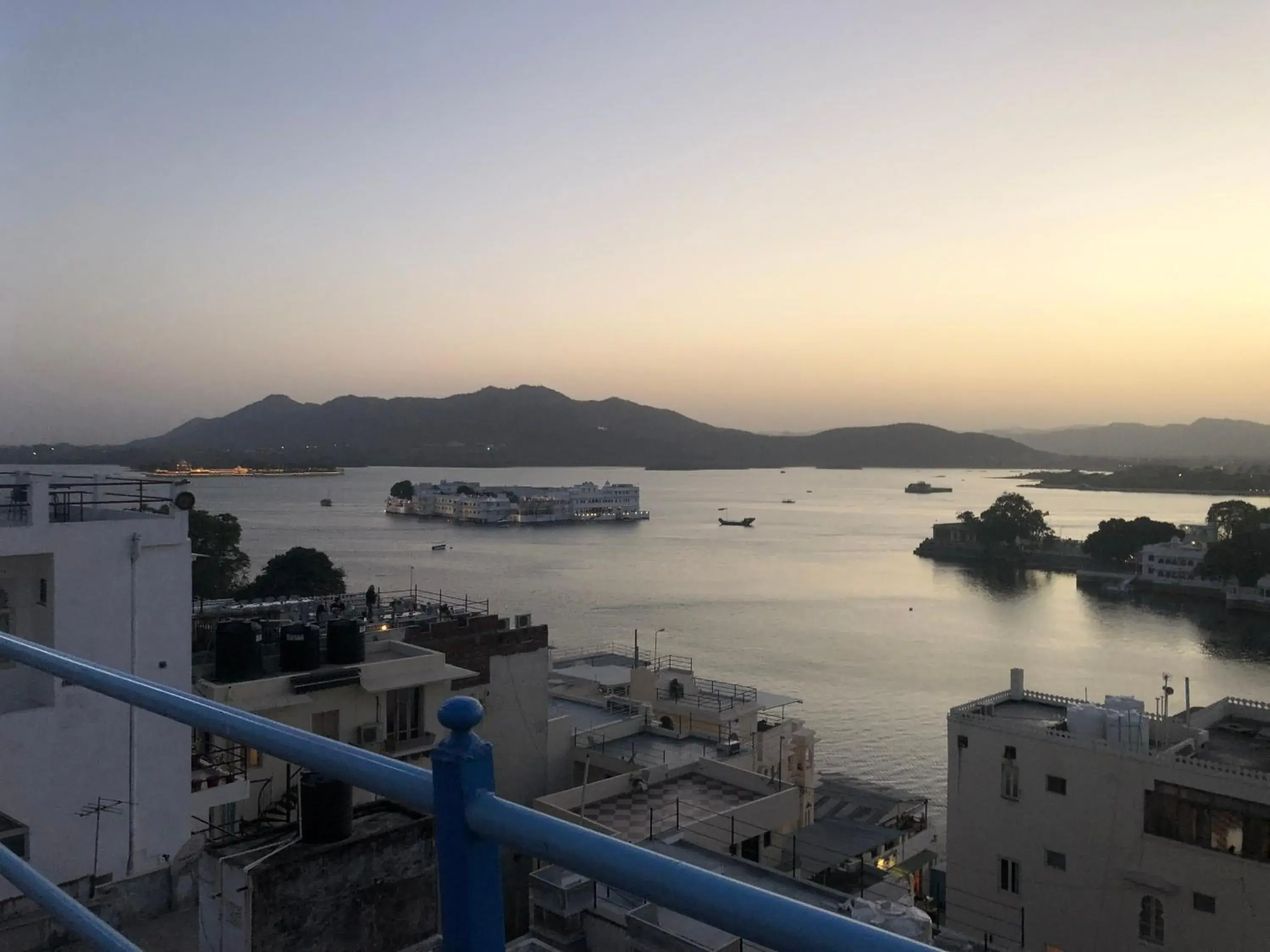 Lake view in Maa Ji House on Lake Pichola Lake view in Maa Ji House on Lake Pichola