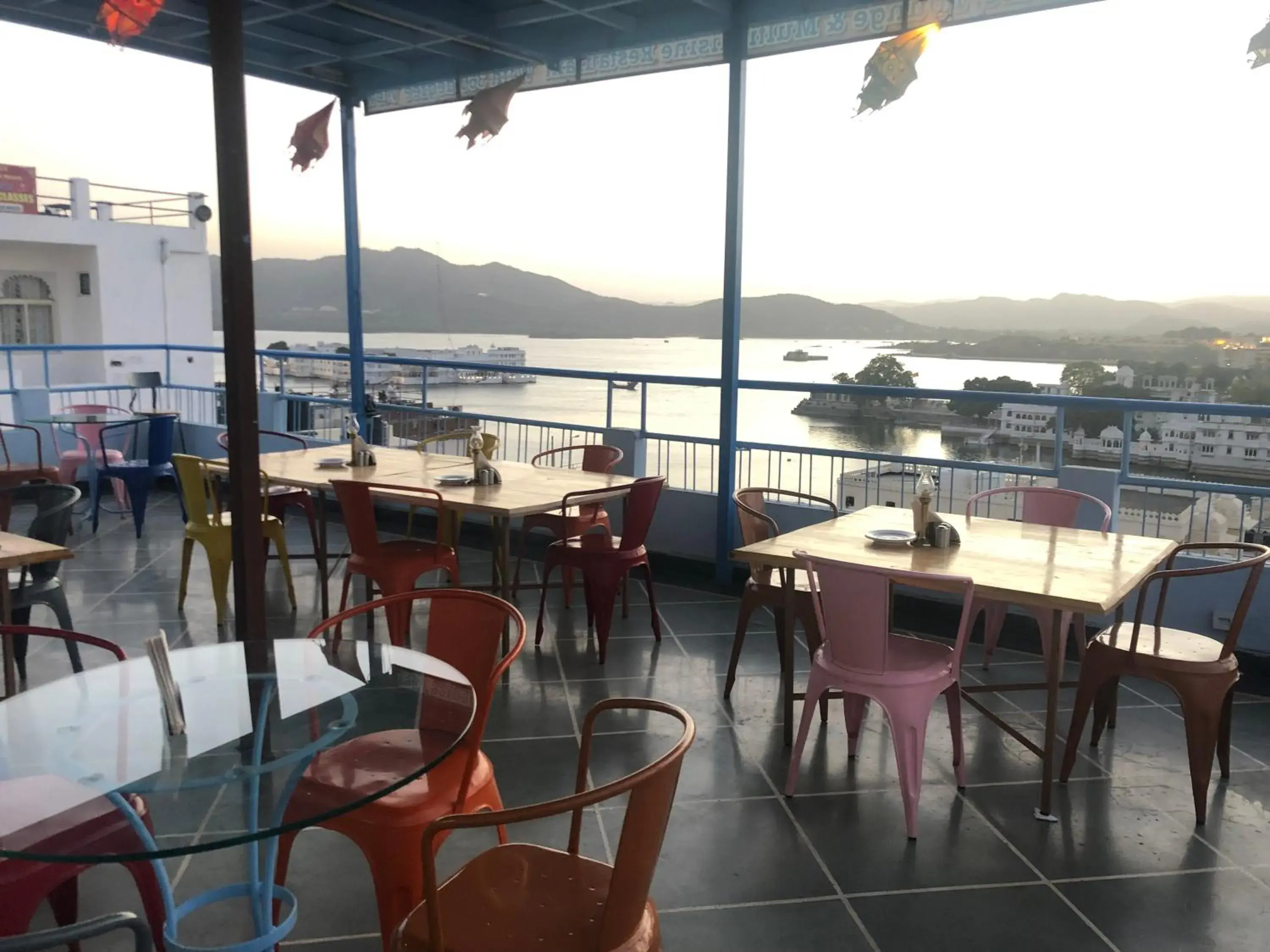 Lake view in Maa Ji House on Lake Pichola Lake view in Maa Ji House on Lake Pichola