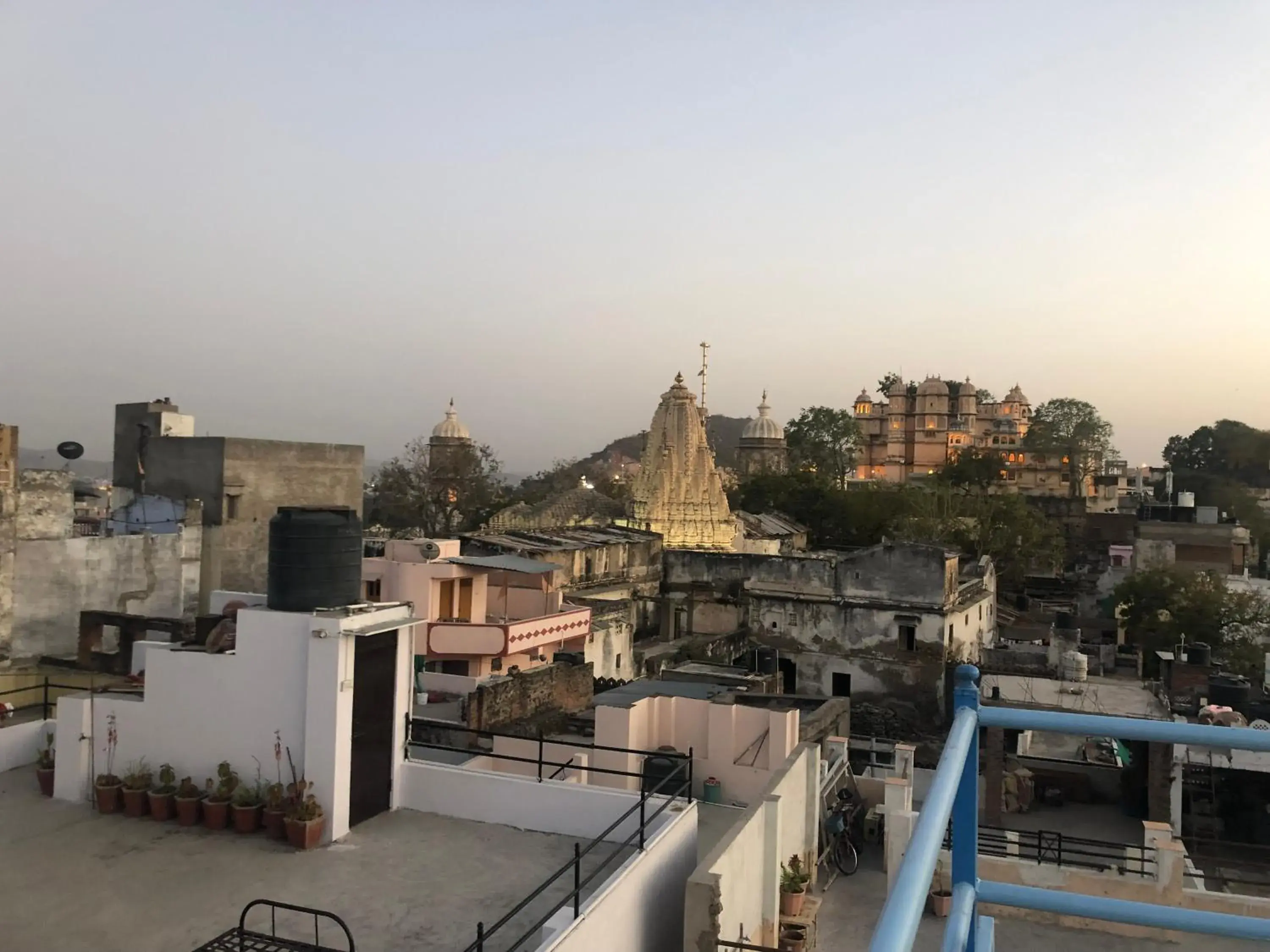 City view in Maa Ji House on Lake Pichola City view in Maa Ji House on Lake Pichola