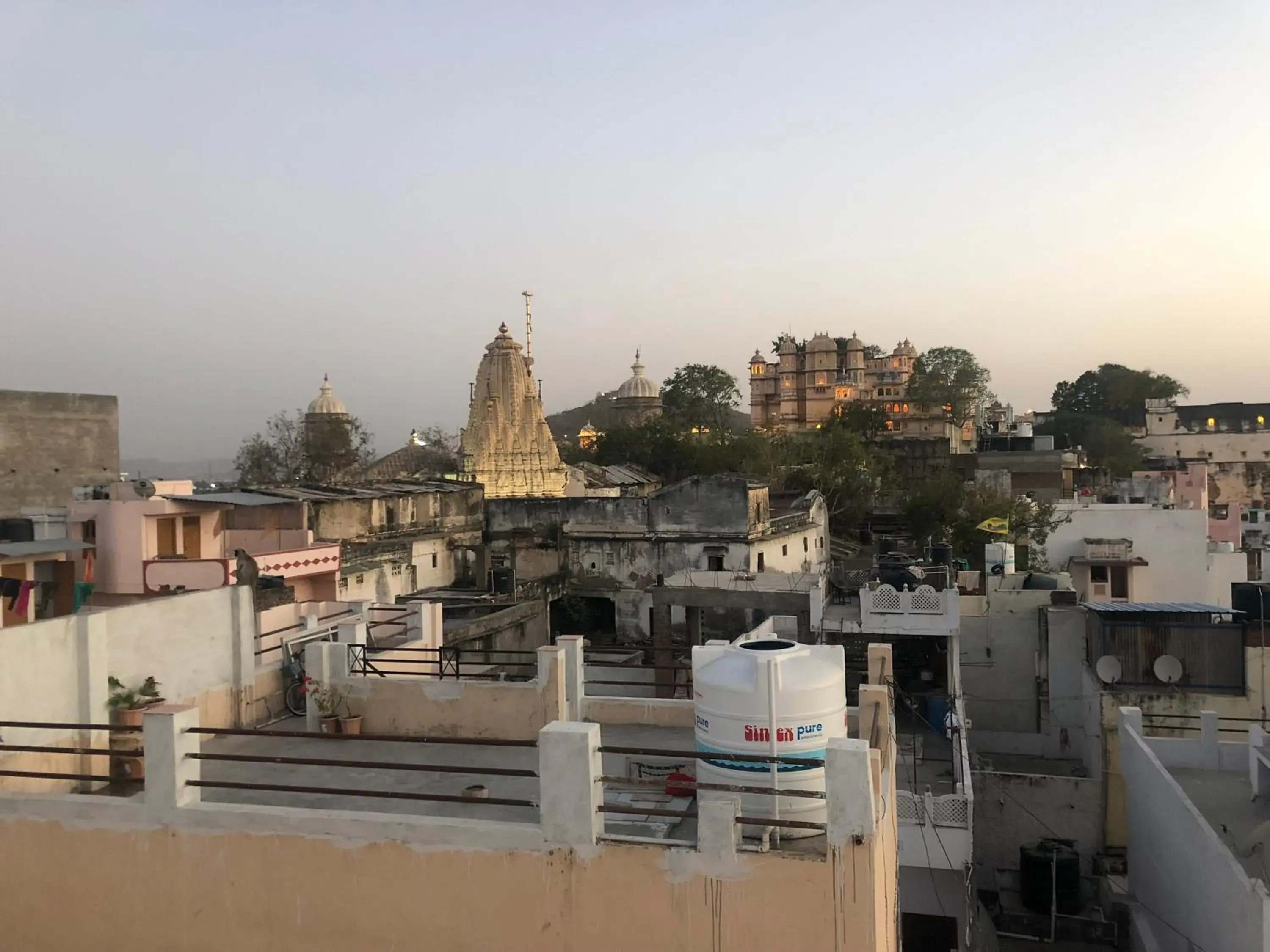 City view in Maa Ji House on Lake Pichola City view in Maa Ji House on Lake Pichola