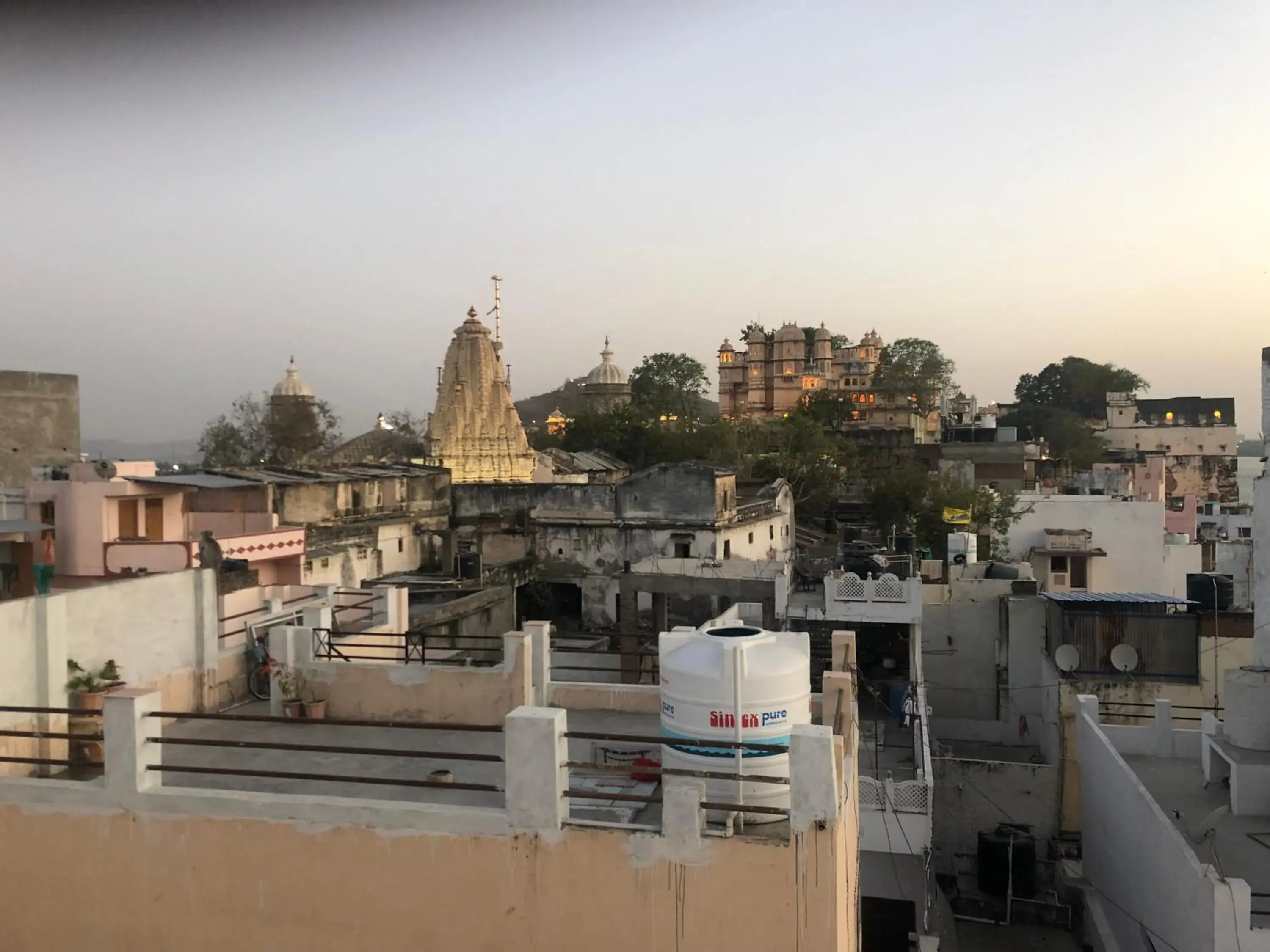 City view in Maa Ji House on Lake Pichola City view in Maa Ji House on Lake Pichola