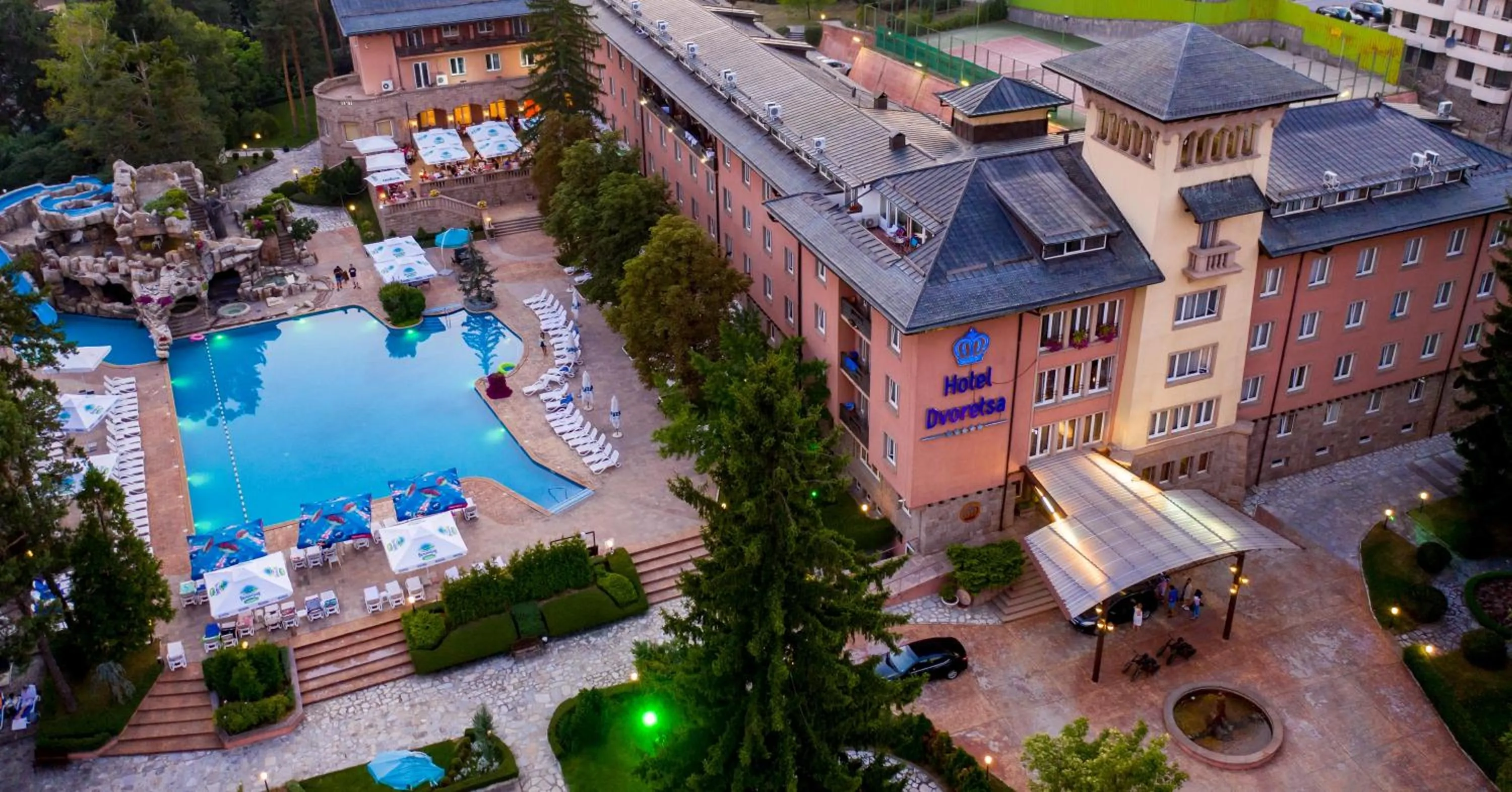 Property building in Spa Hotel Dvoretsa