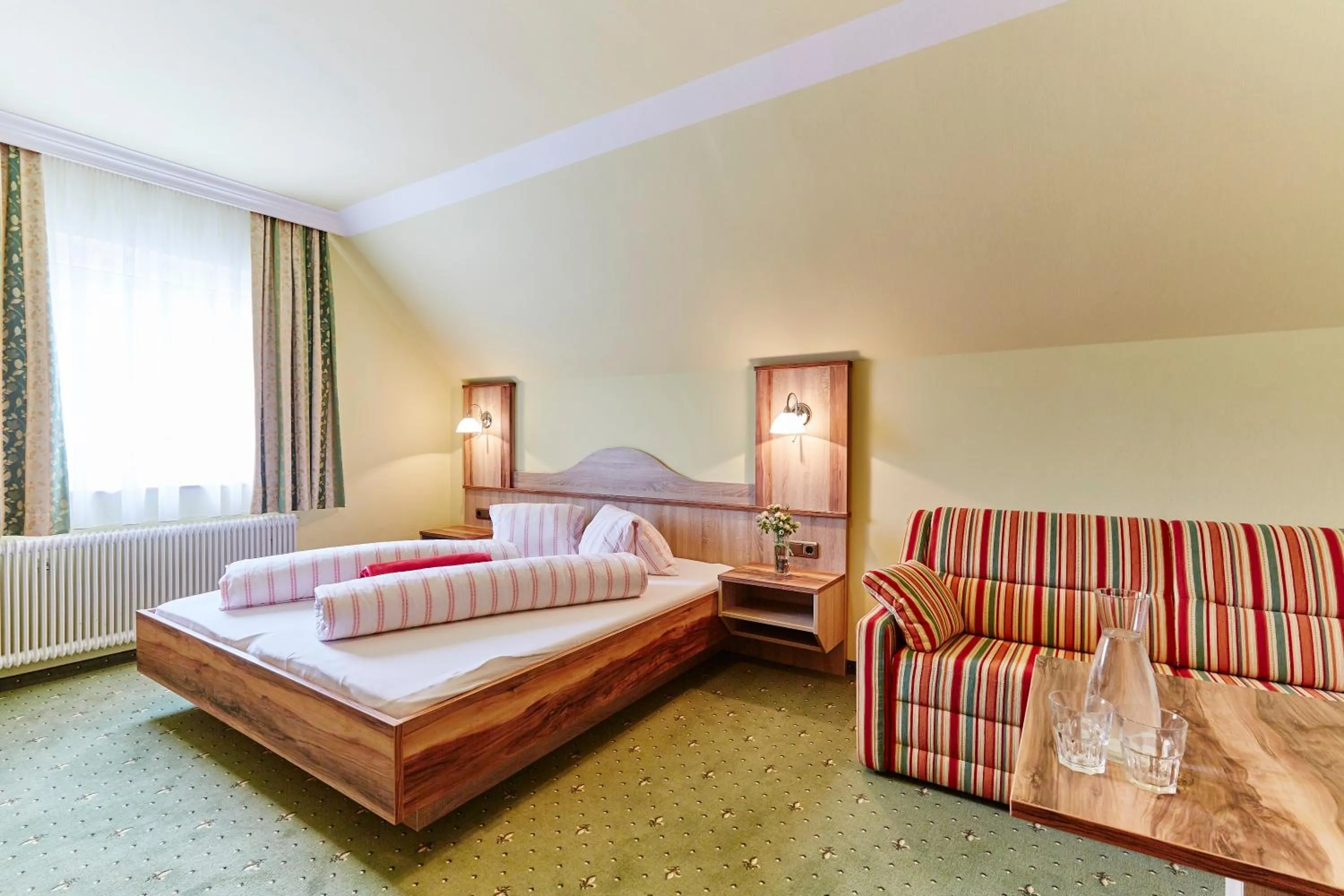 Photo of the whole room, Bed in Landhotel Zellerhof