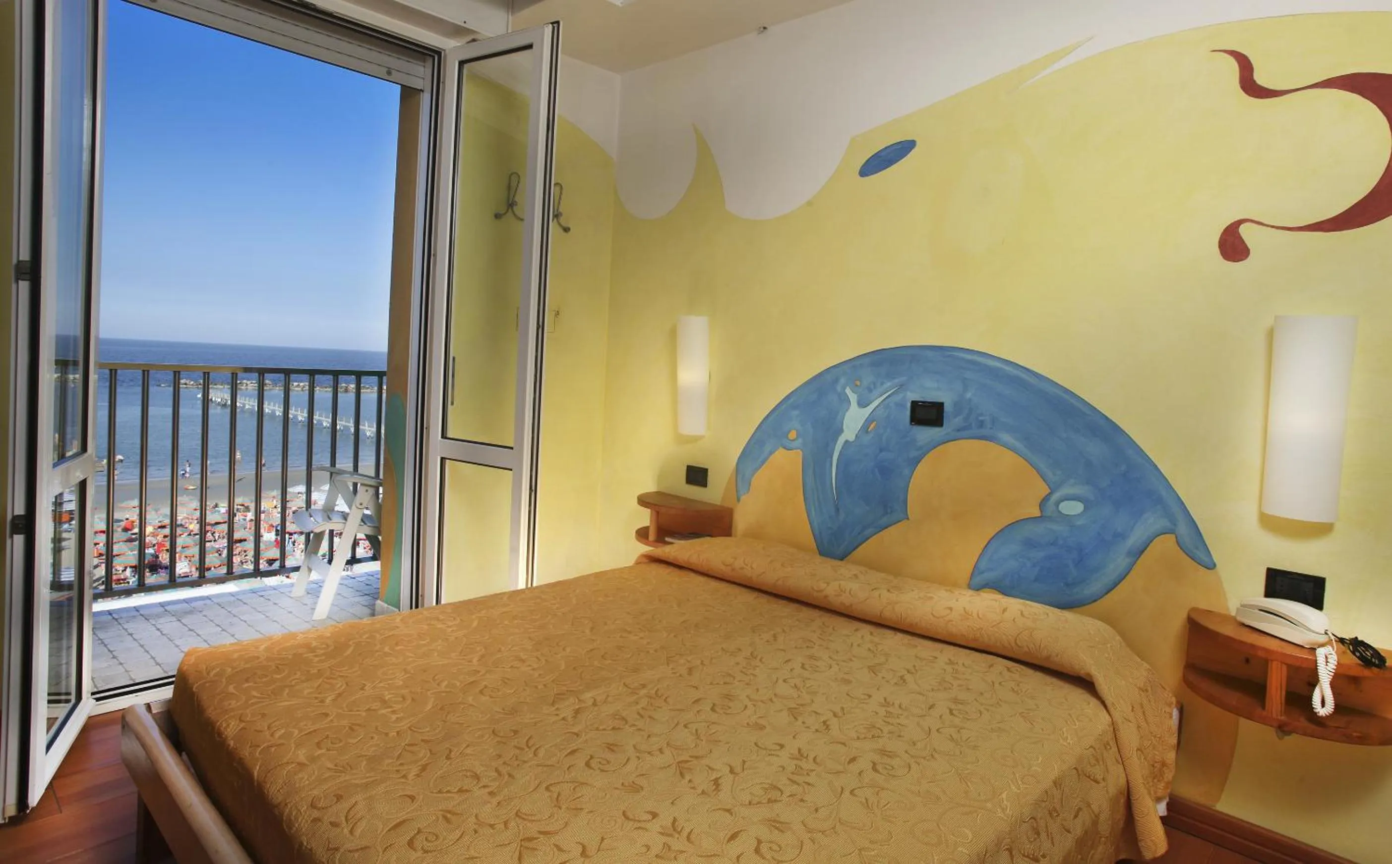 Bed in Hotel Stella Maris