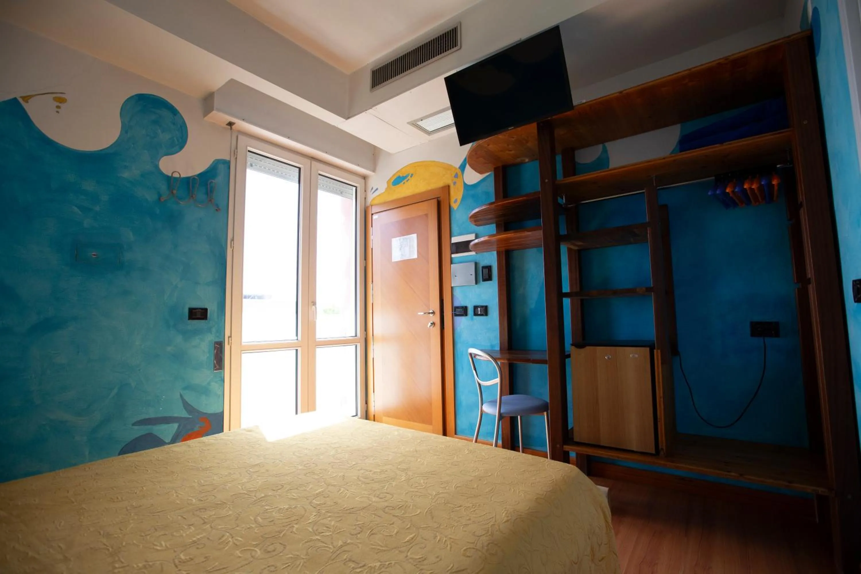 View (from property/room), Bed in Hotel Stella Maris