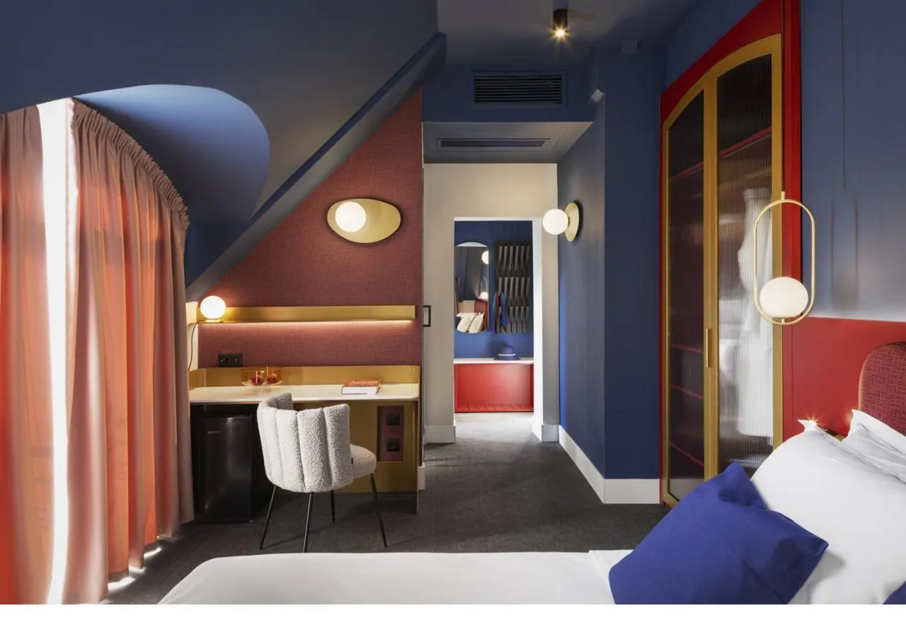 Bedroom, Bed in Oborishte 63,The Art Boutique Hotel by Sandglass