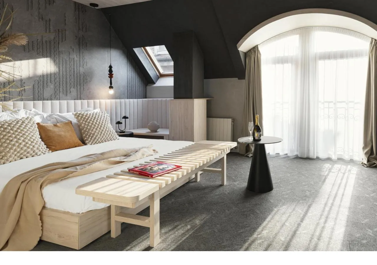 Bedroom, Bed in Oborishte 63,The Art Boutique Hotel by Sandglass