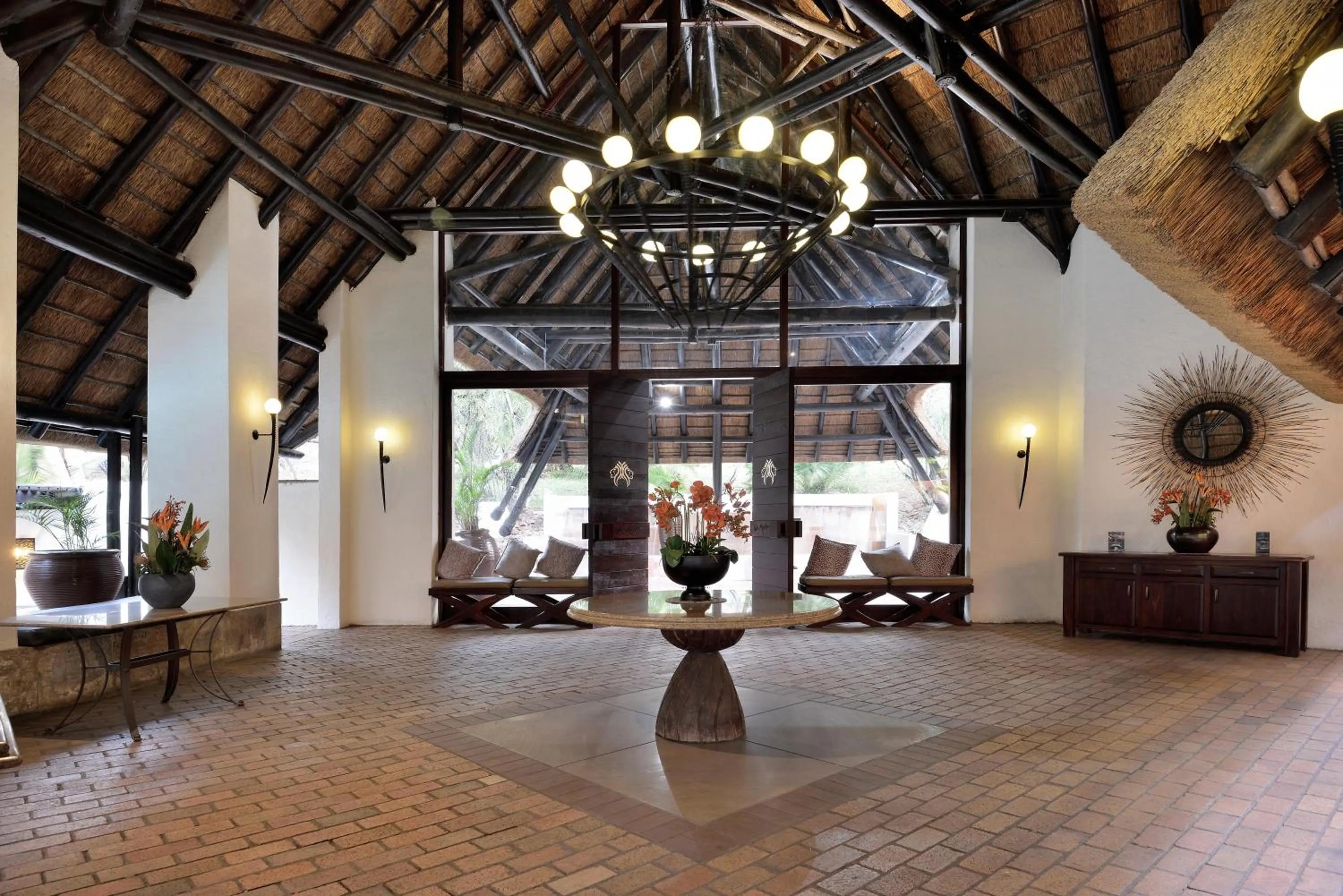 Lobby or reception in Kwa Maritane Lodge