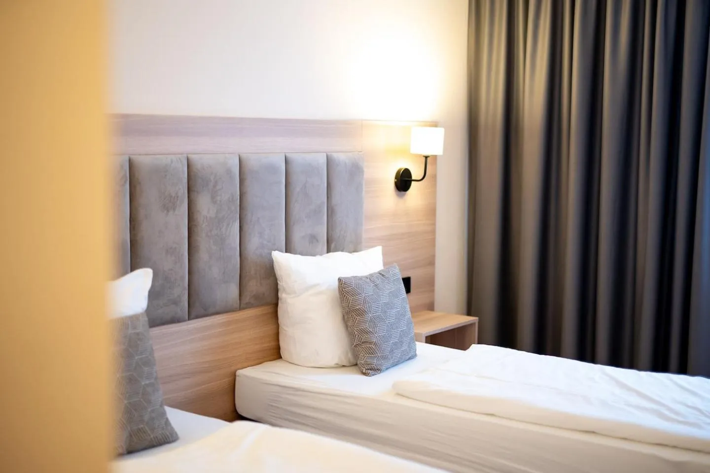 Bed in Korbstadthotel Krone