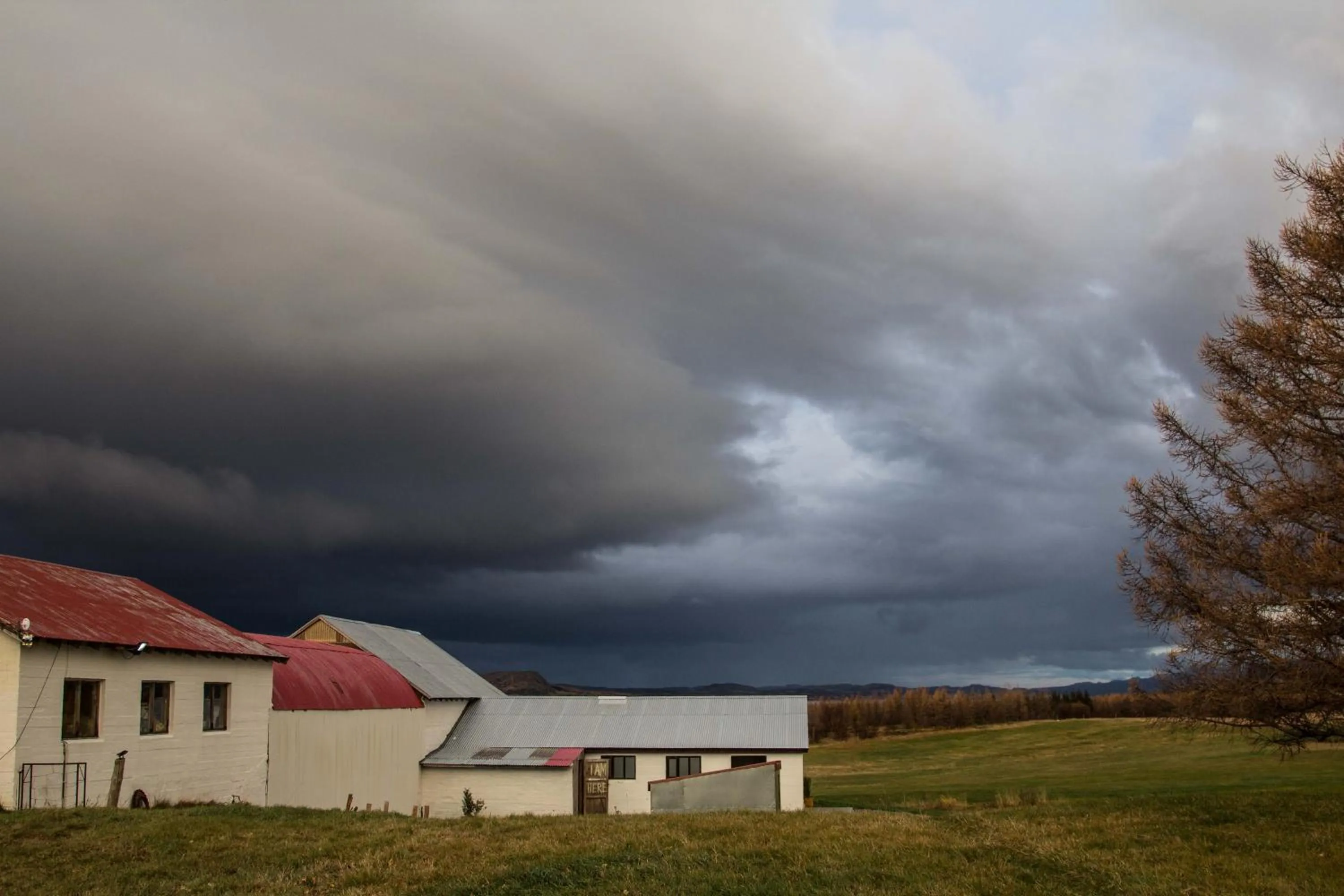 Shower in Mjóanes accommodation
