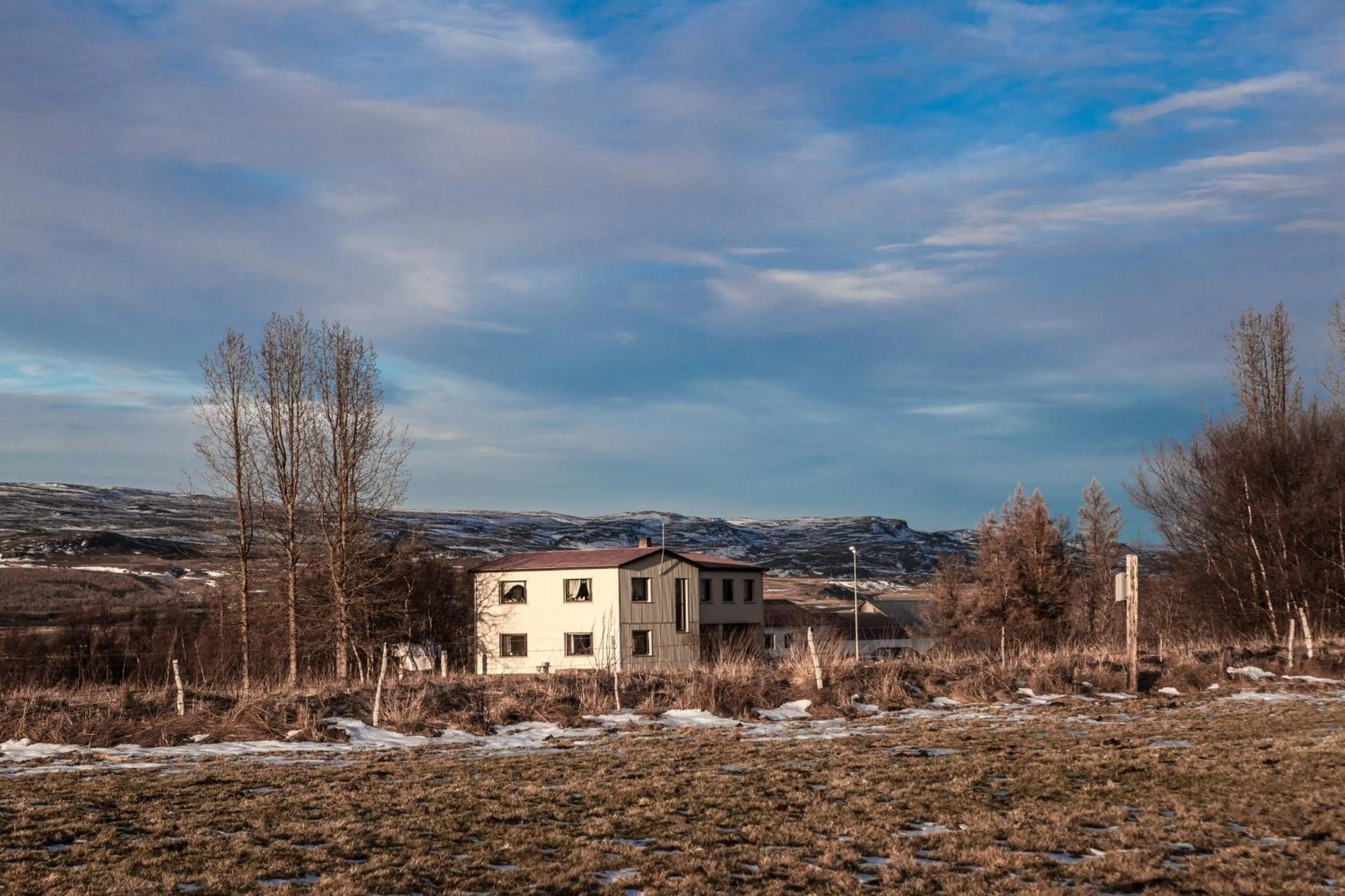 Property building in Mjóanes accommodation