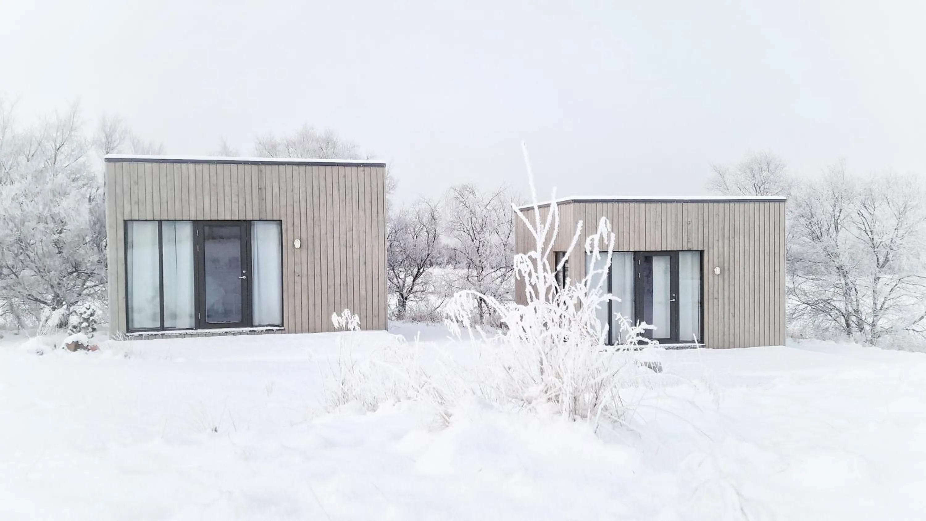 Property building in Mjóanes accommodation